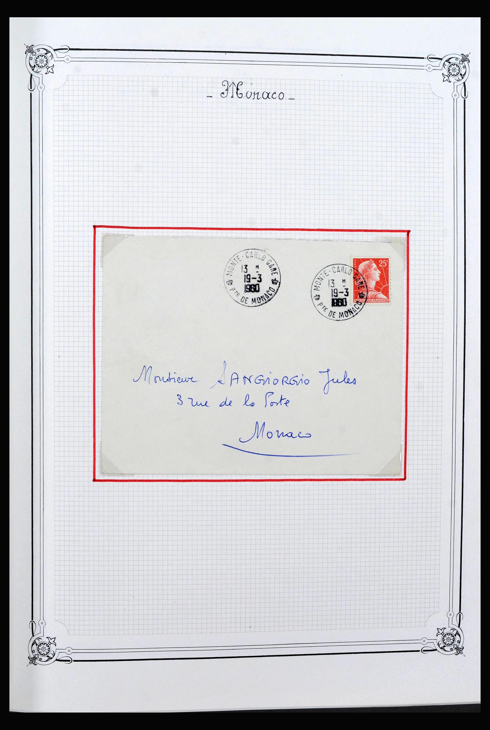 40040 0016 - Postzegelverzameling 40040 Monaco 1885-1992.