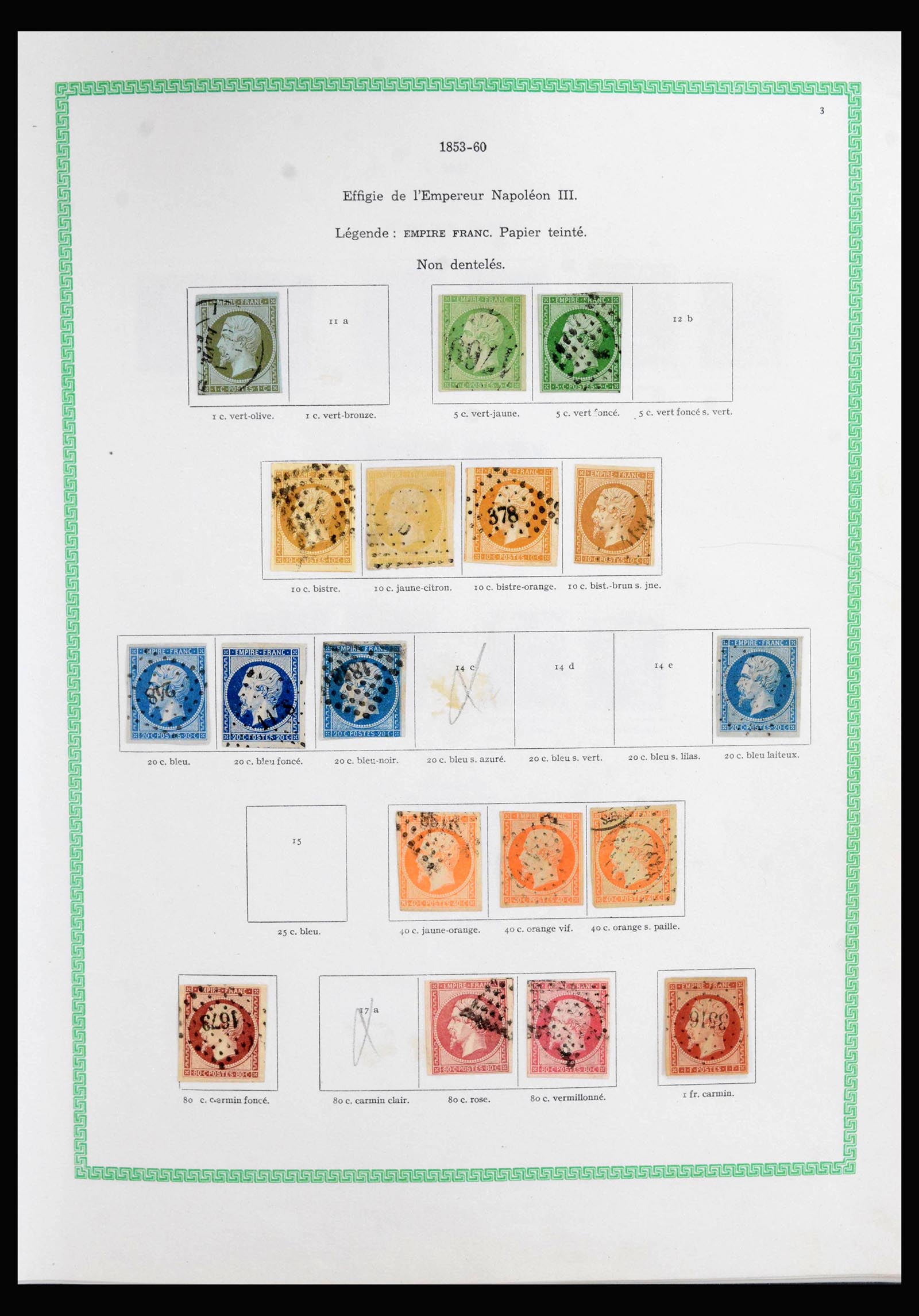 40049 0003 - Postzegelverzameling 40049 Frankrijk 1849-1971.