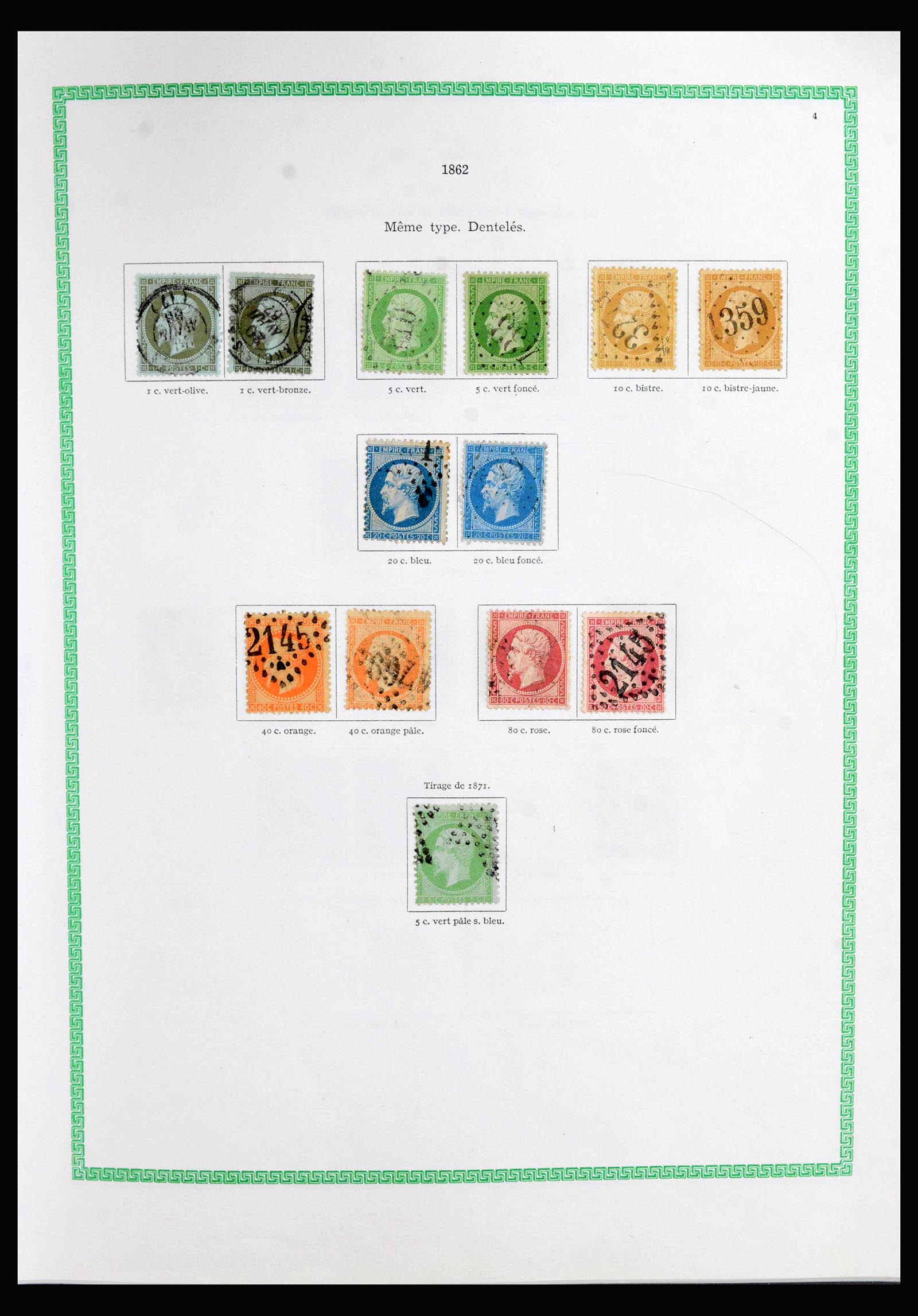 40049 0004 - Postzegelverzameling 40049 Frankrijk 1849-1971.