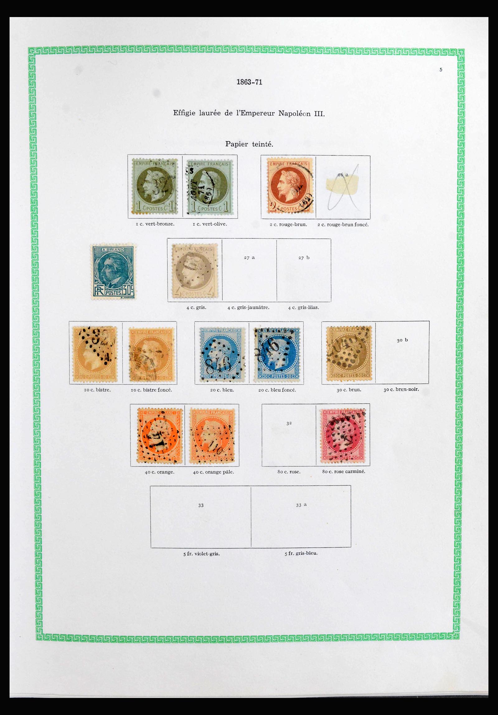 40049 0005 - Postzegelverzameling 40049 Frankrijk 1849-1971.