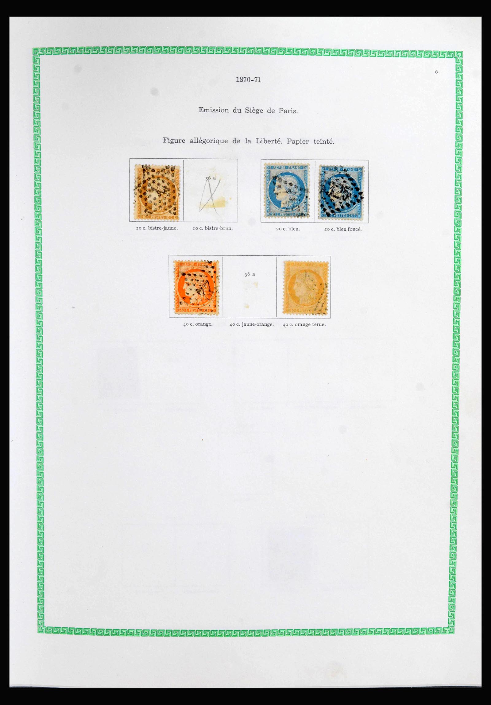 40049 0006 - Postzegelverzameling 40049 Frankrijk 1849-1971.
