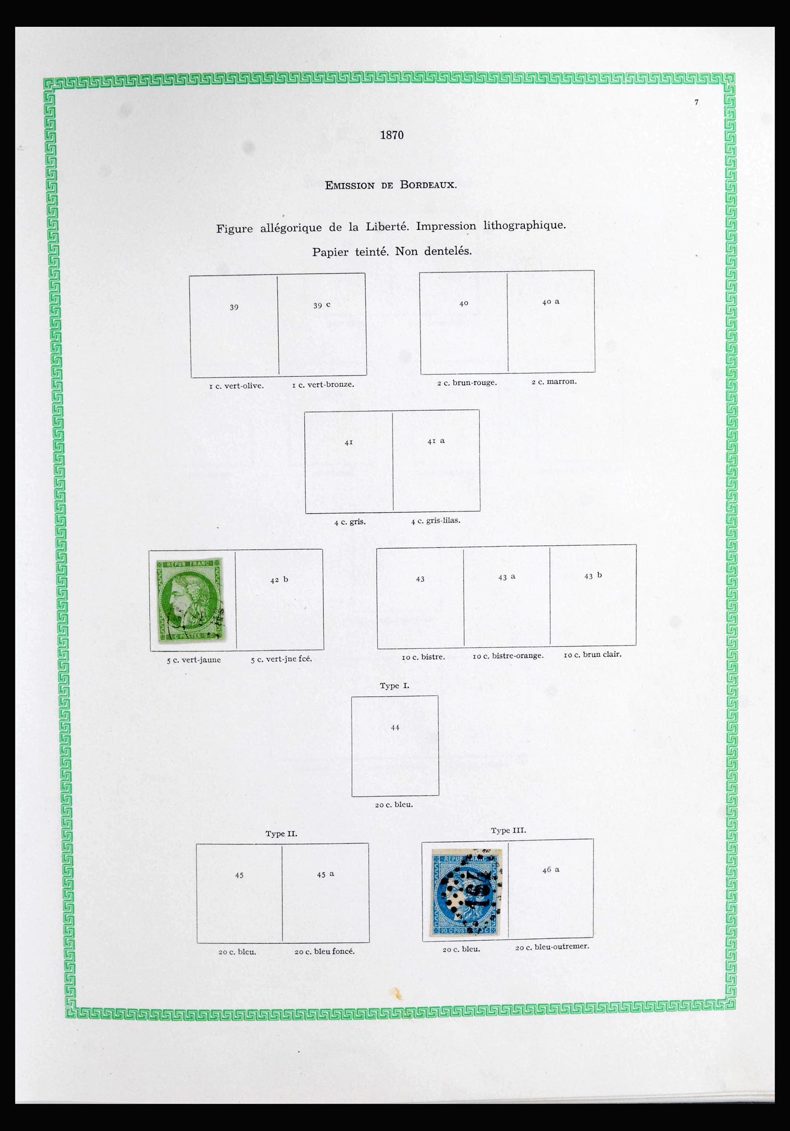 40049 0007 - Postzegelverzameling 40049 Frankrijk 1849-1971.