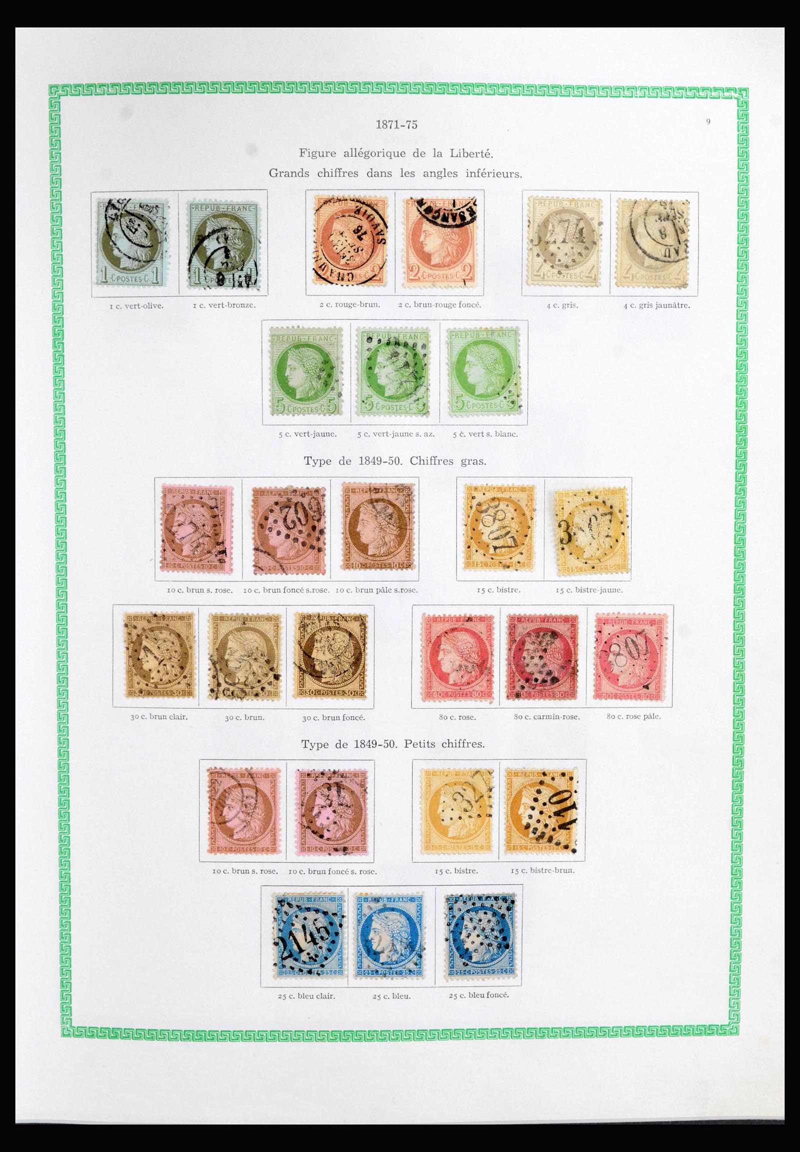 40049 0008 - Postzegelverzameling 40049 Frankrijk 1849-1971.