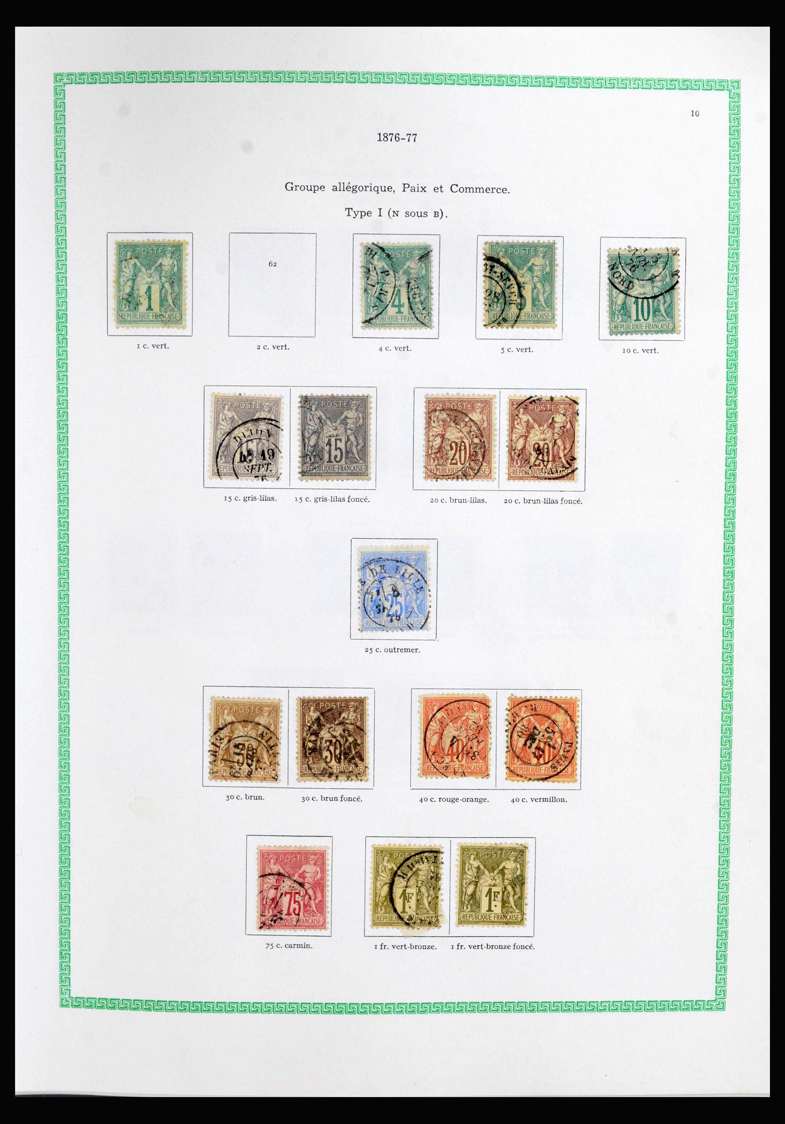 40049 0009 - Postzegelverzameling 40049 Frankrijk 1849-1971.