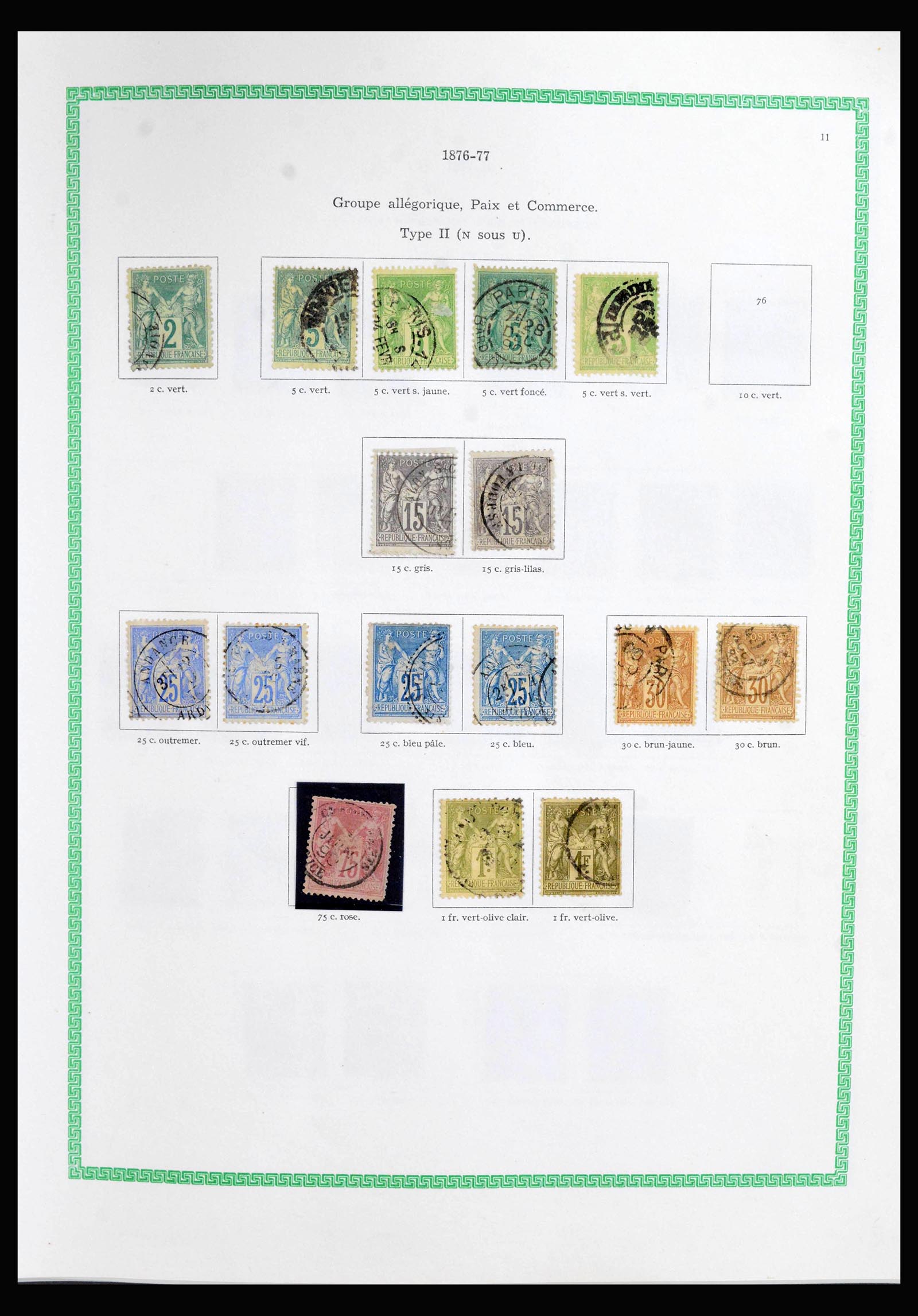 40049 0010 - Postzegelverzameling 40049 Frankrijk 1849-1971.