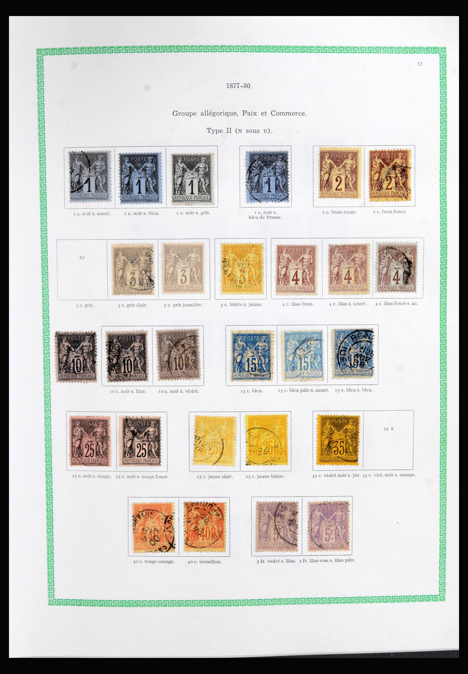 40049 0011 - Postzegelverzameling 40049 Frankrijk 1849-1971.