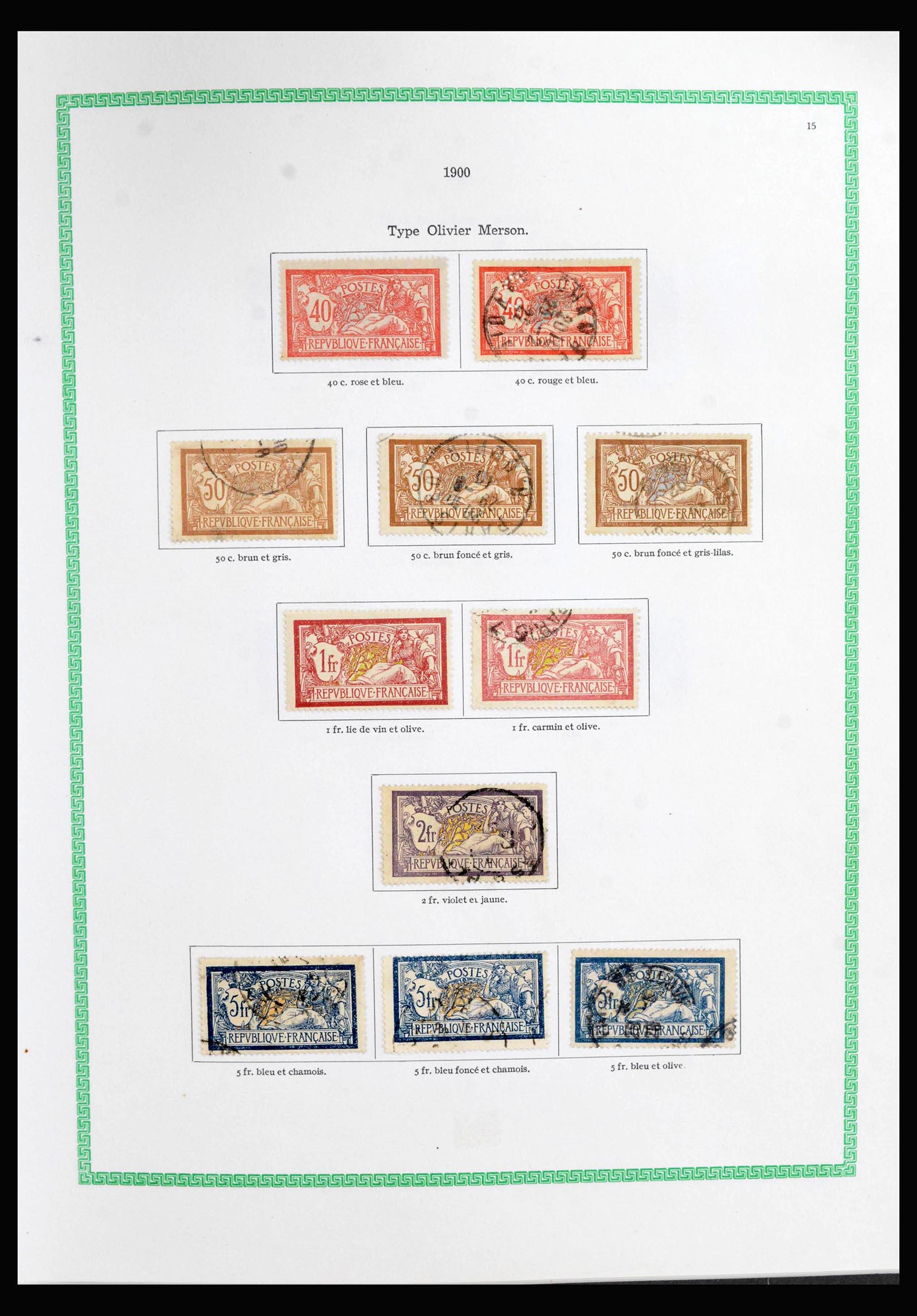40049 0014 - Postzegelverzameling 40049 Frankrijk 1849-1971.