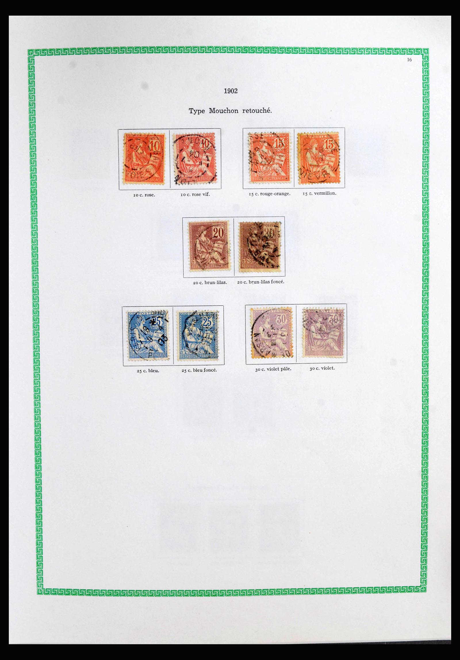 40049 0015 - Postzegelverzameling 40049 Frankrijk 1849-1971.
