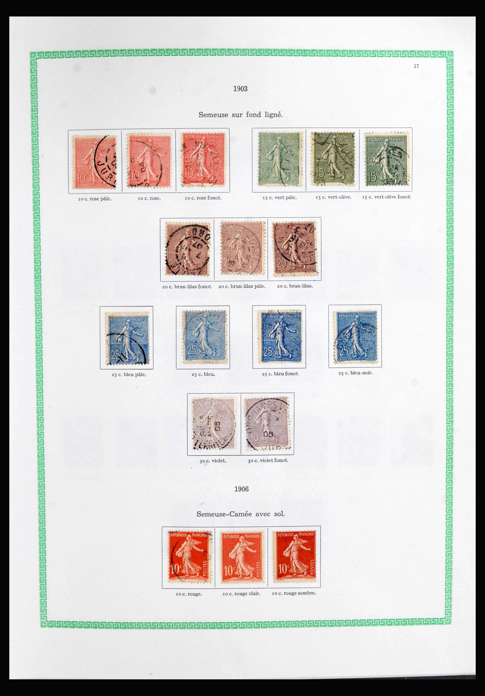 40049 0016 - Postzegelverzameling 40049 Frankrijk 1849-1971.