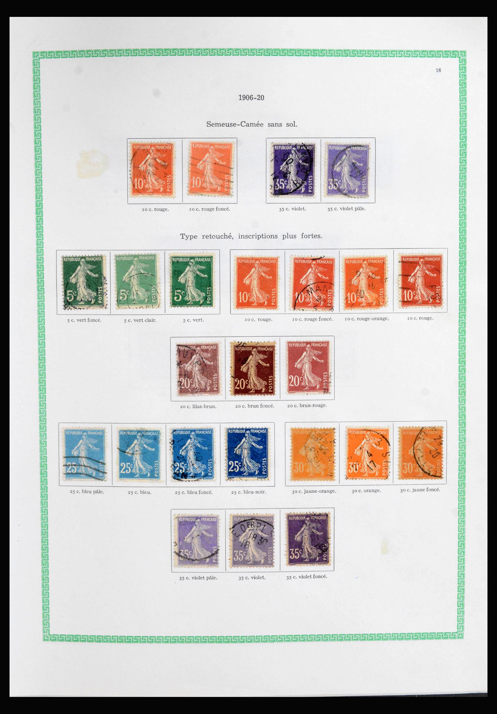 40049 0017 - Postzegelverzameling 40049 Frankrijk 1849-1971.