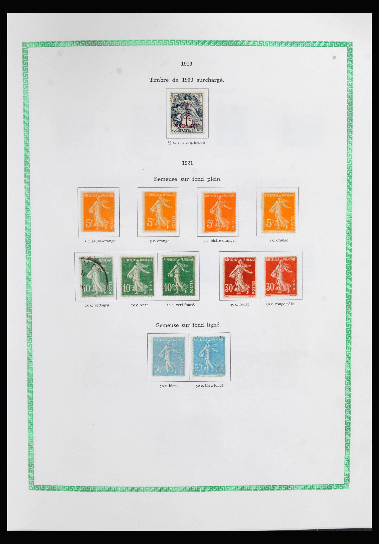40049 0020 - Postzegelverzameling 40049 Frankrijk 1849-1971.