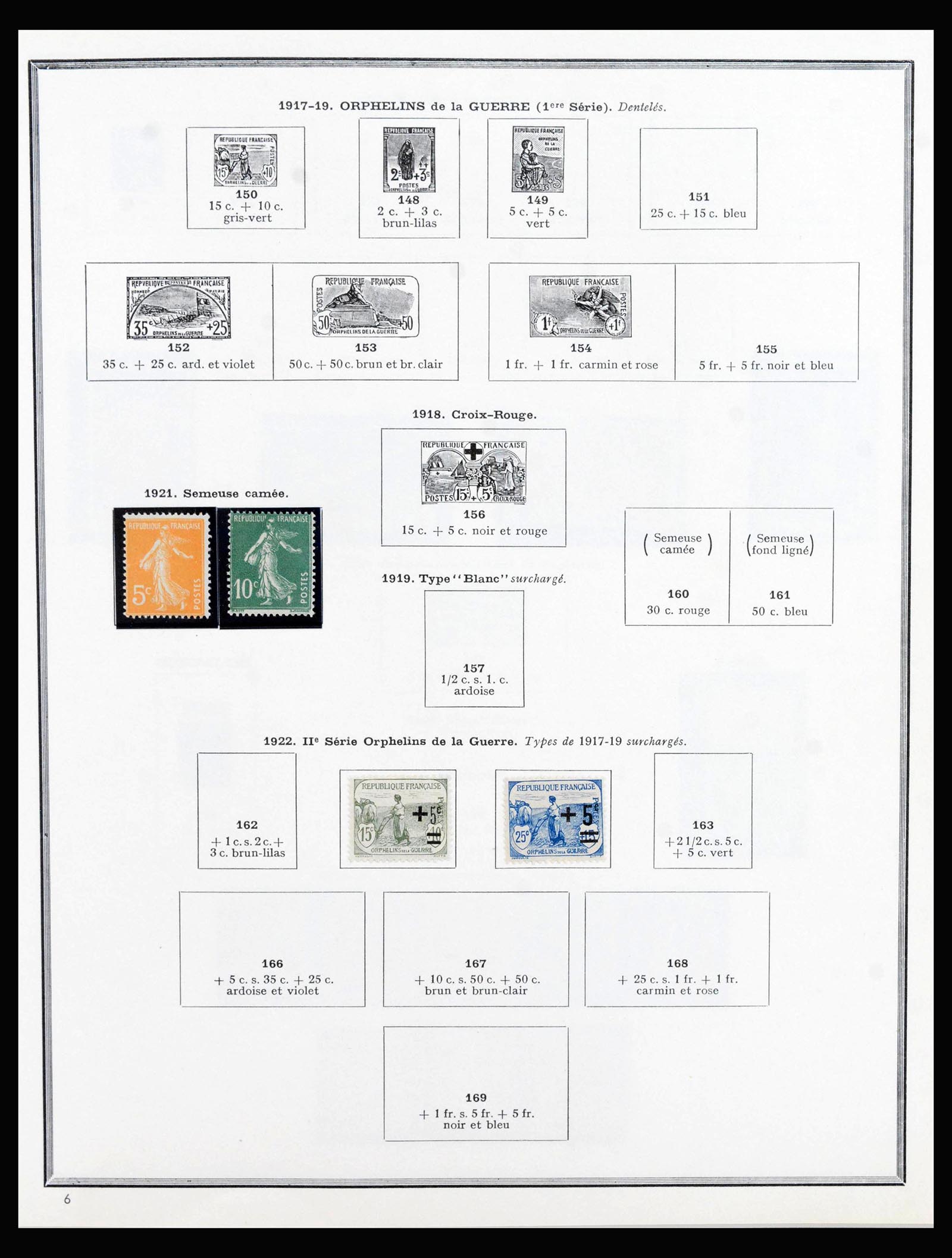 40051 0002 - Postzegelverzameling 40051 Frankrijk 1914-1963.