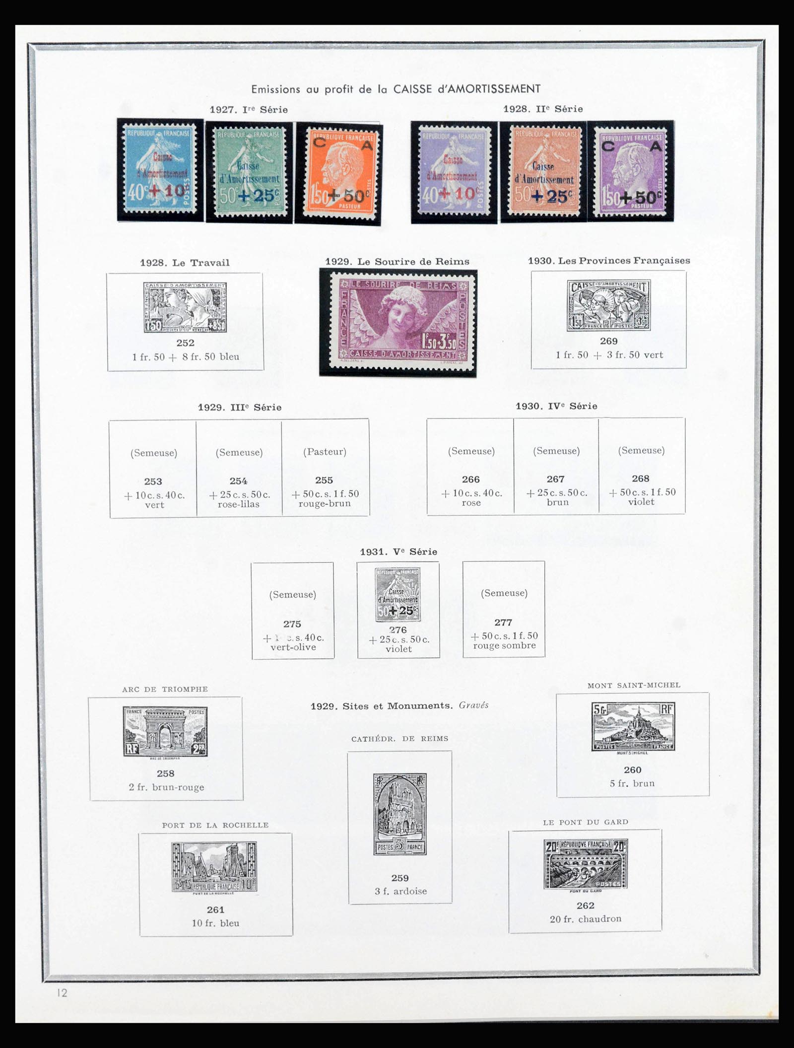 40051 0006 - Postzegelverzameling 40051 Frankrijk 1914-1963.