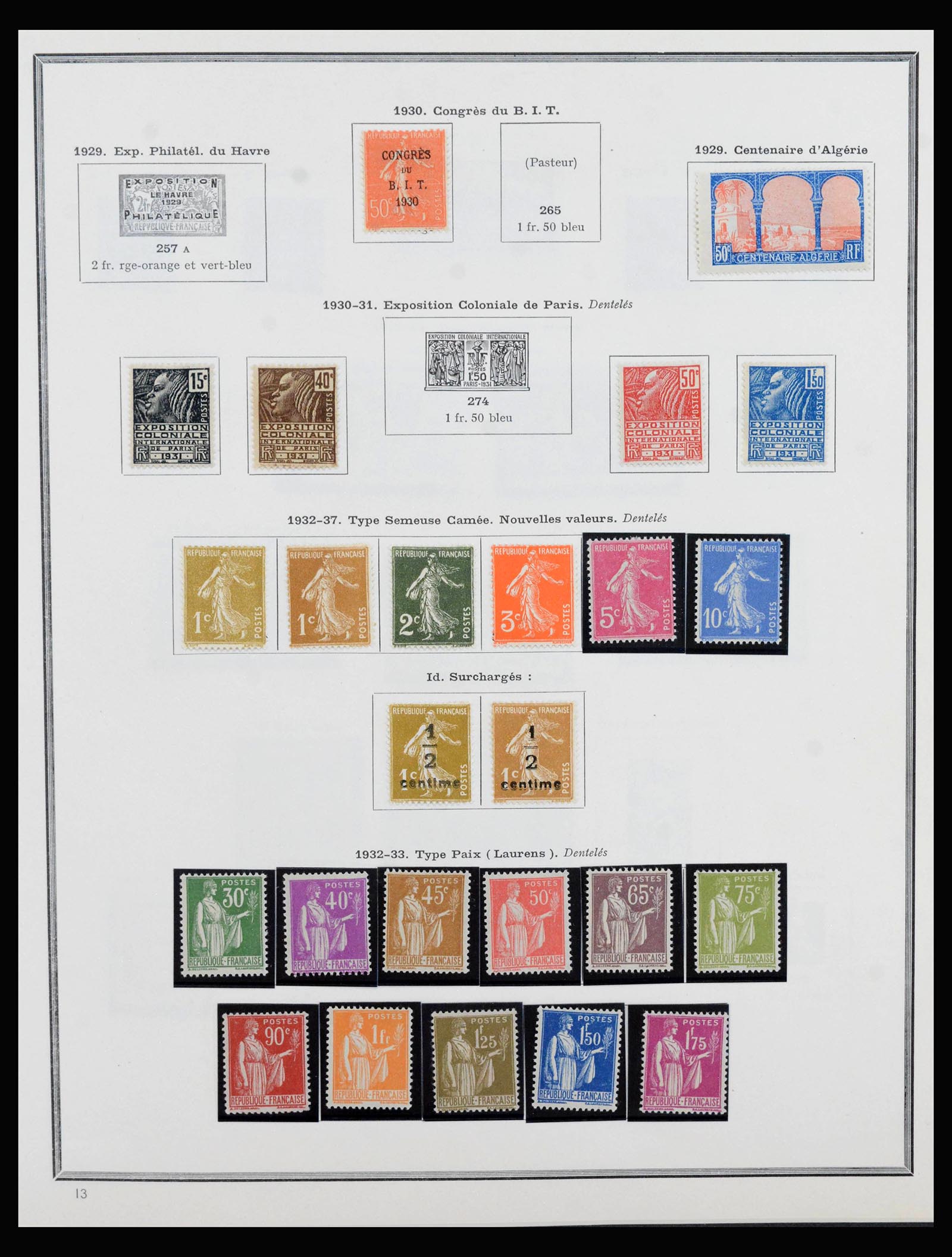 40051 0007 - Postzegelverzameling 40051 Frankrijk 1914-1963.