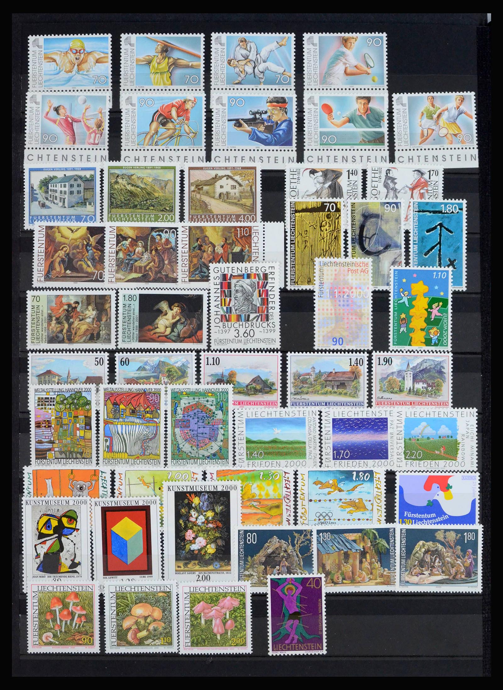40053 0020 - Postzegelverzameling 40053 Liechtenstein 1912-2013.