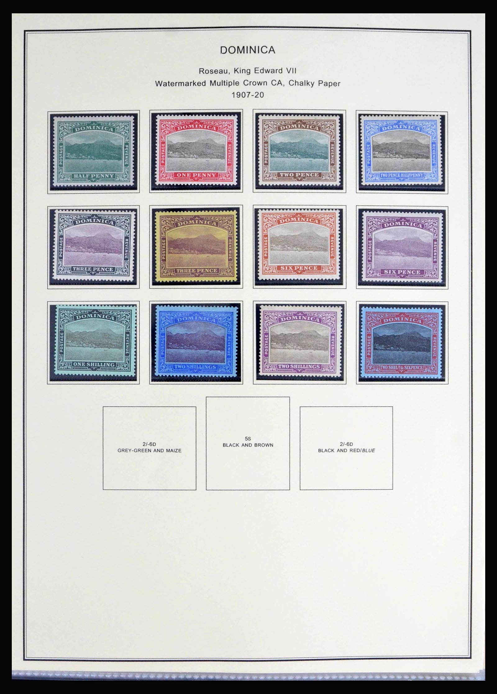 40066 0004 - Postzegelverzameling 40066 Dominica 1874-1978.