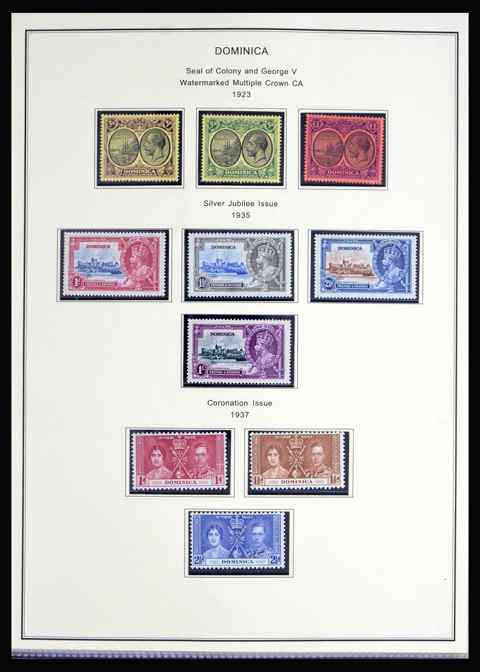 40066 0007 - Postzegelverzameling 40066 Dominica 1874-1978.