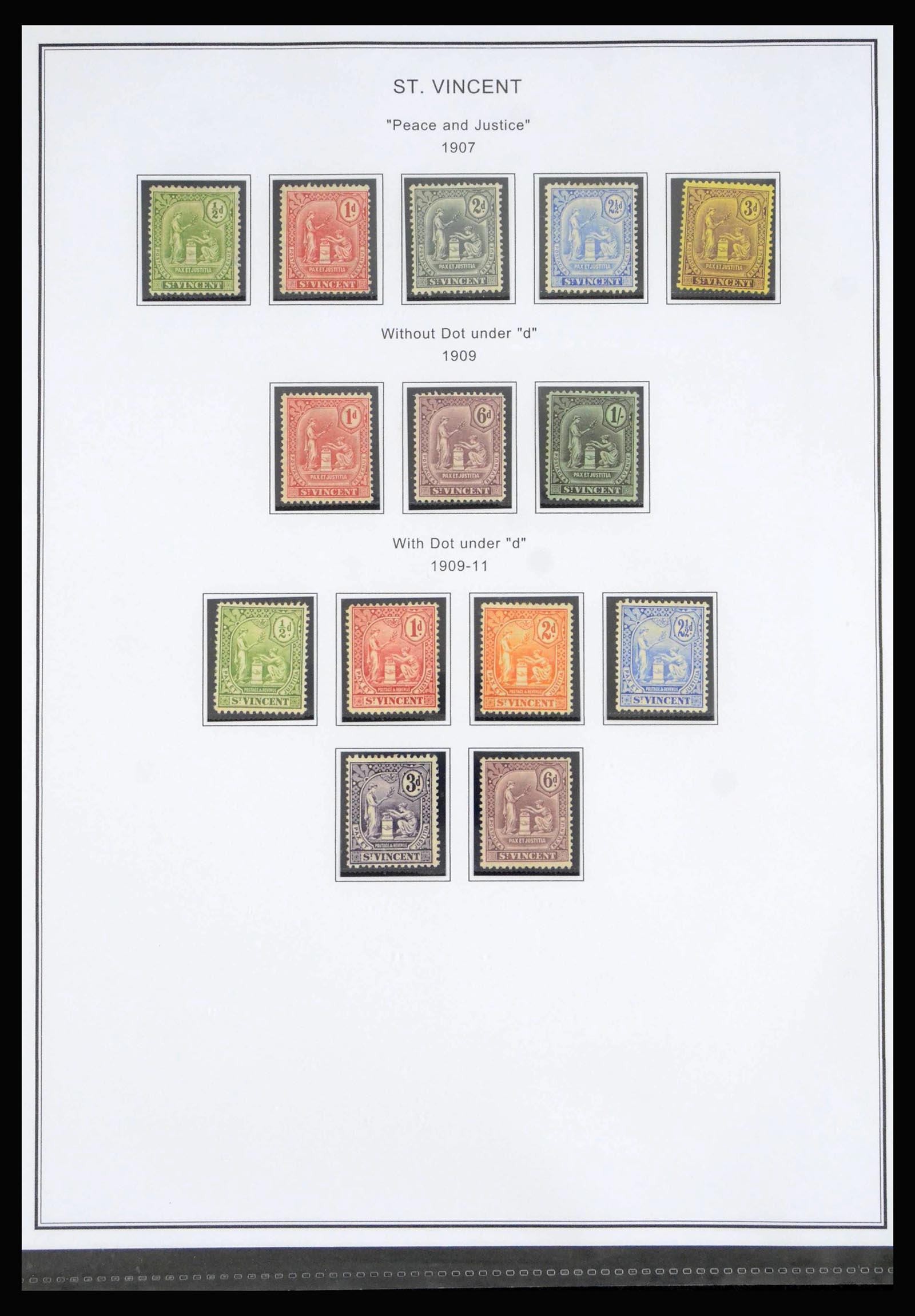 40069 0007 - Postzegelverzameling 40069 St. Vincent 1862-1979.