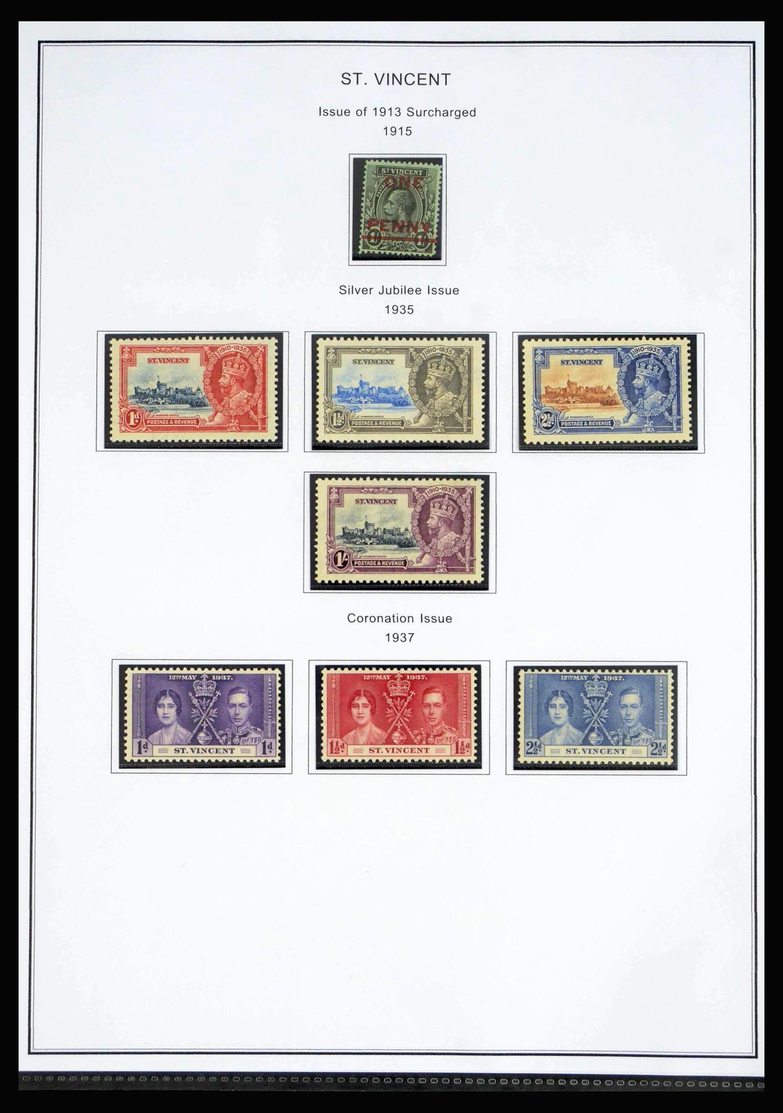 40069 0009 - Postzegelverzameling 40069 St. Vincent 1862-1979.
