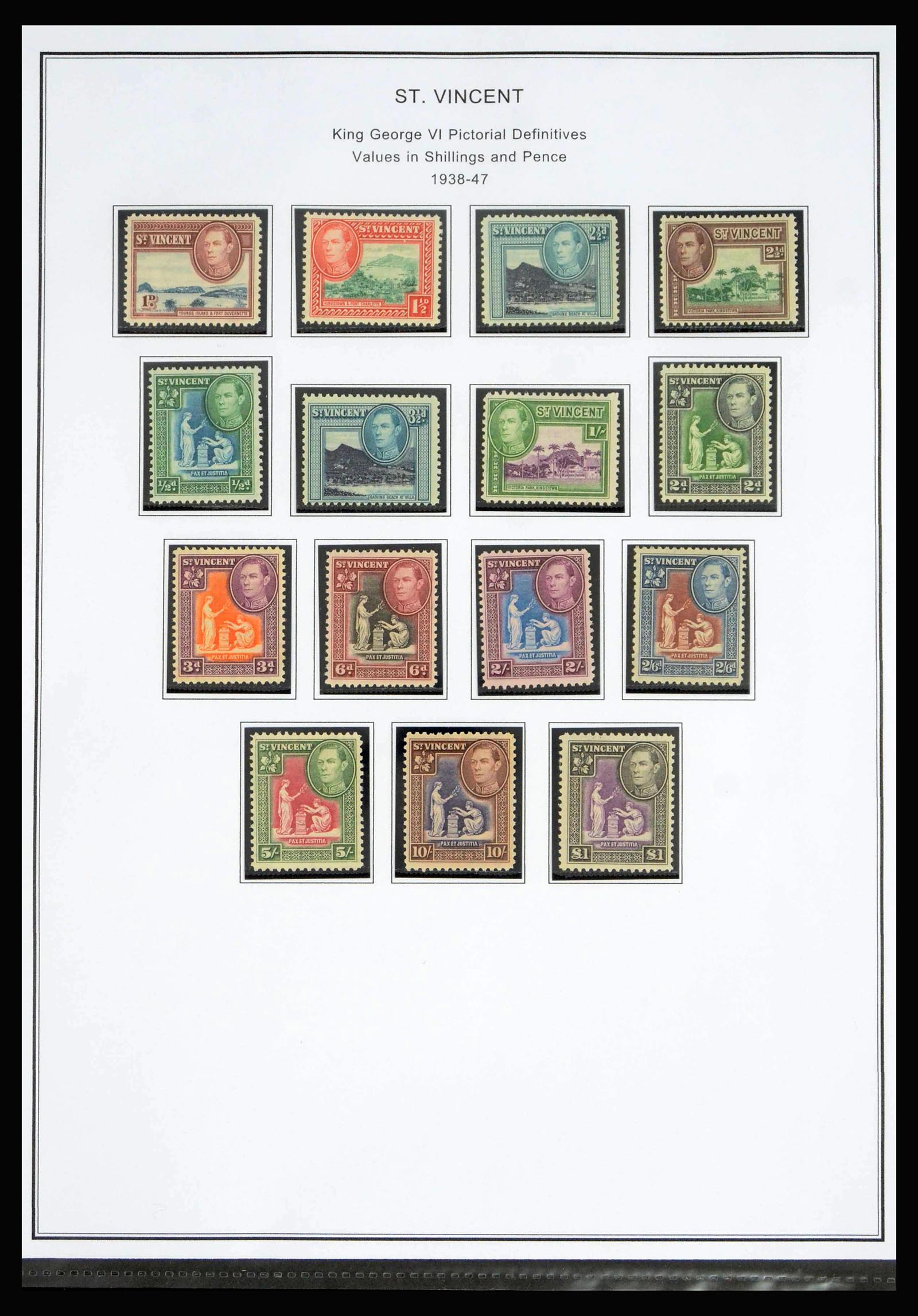 40069 0010 - Postzegelverzameling 40069 St. Vincent 1862-1979.
