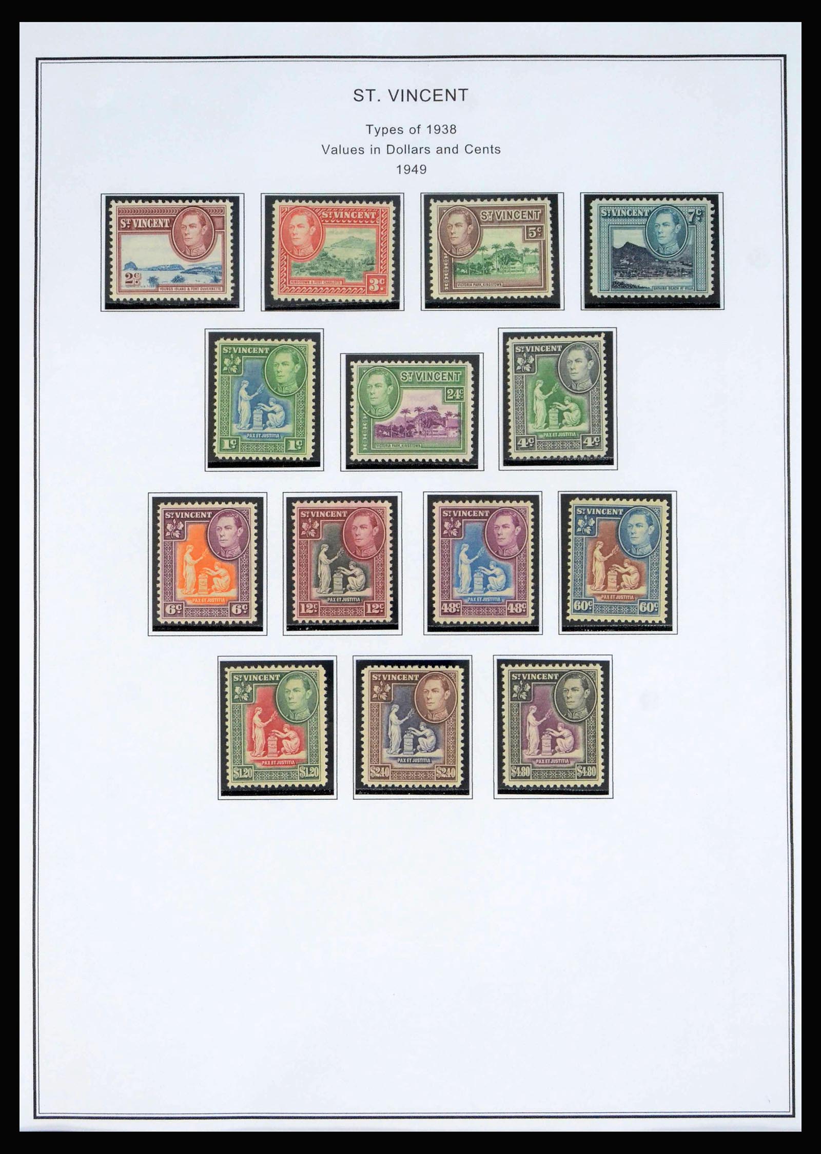 40069 0012 - Postzegelverzameling 40069 St. Vincent 1862-1979.
