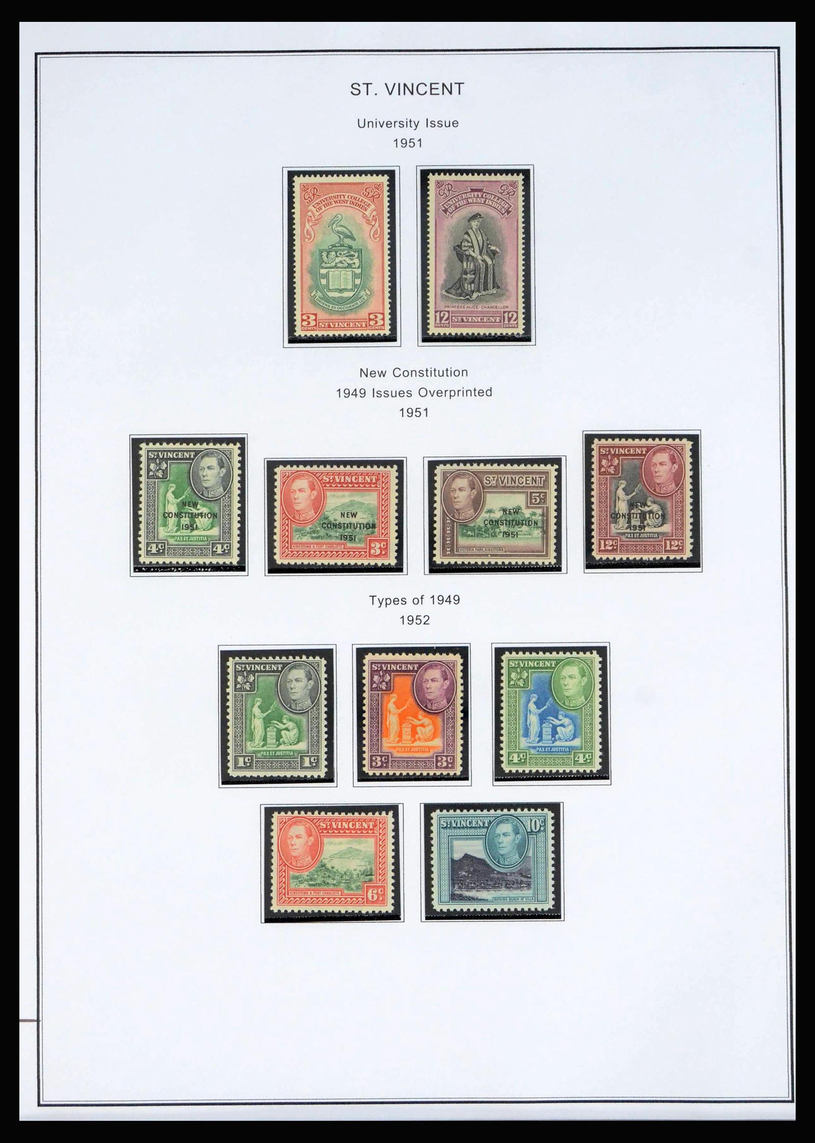 40069 0013 - Postzegelverzameling 40069 St. Vincent 1862-1979.