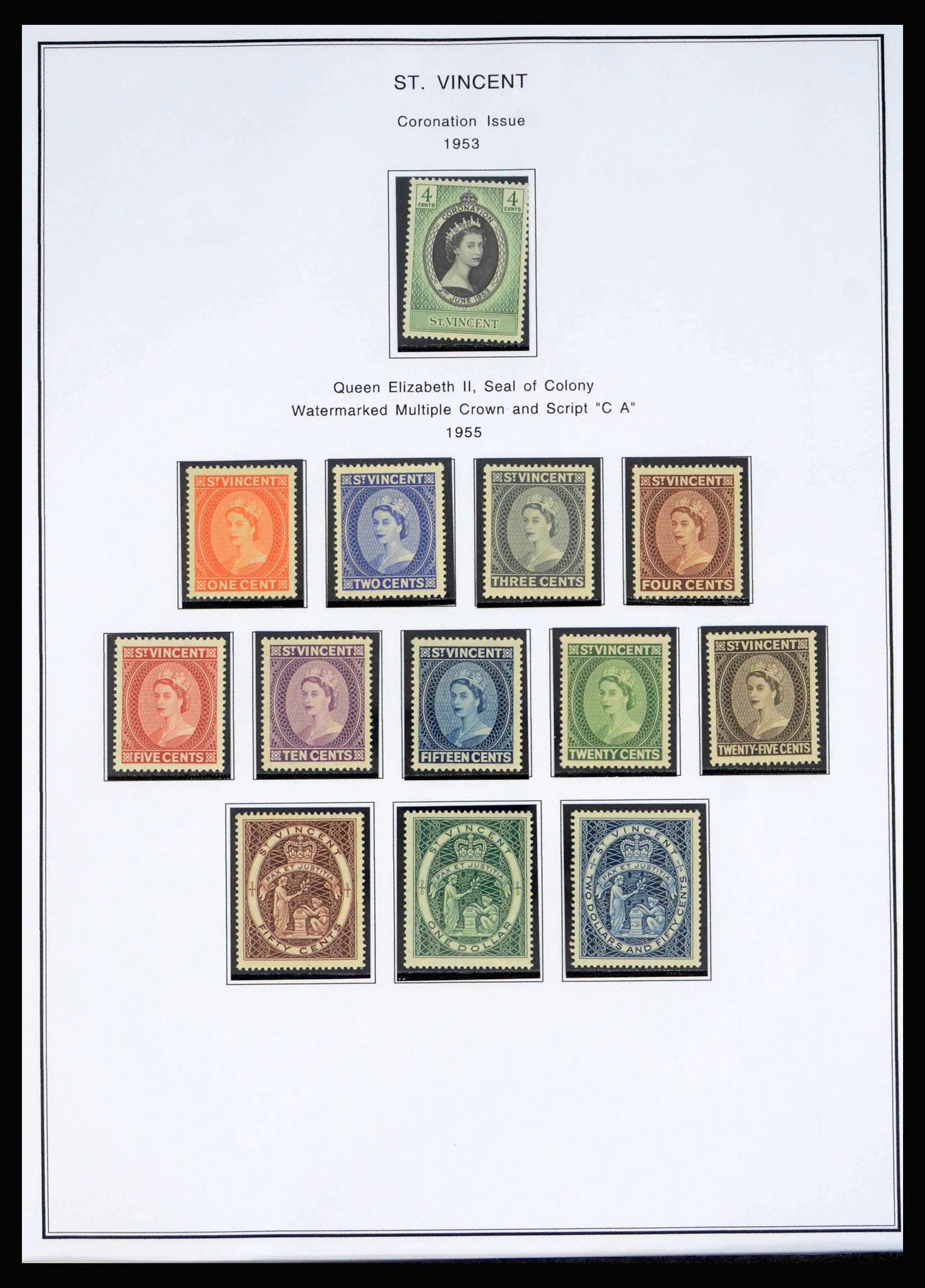 40069 0014 - Postzegelverzameling 40069 St. Vincent 1862-1979.