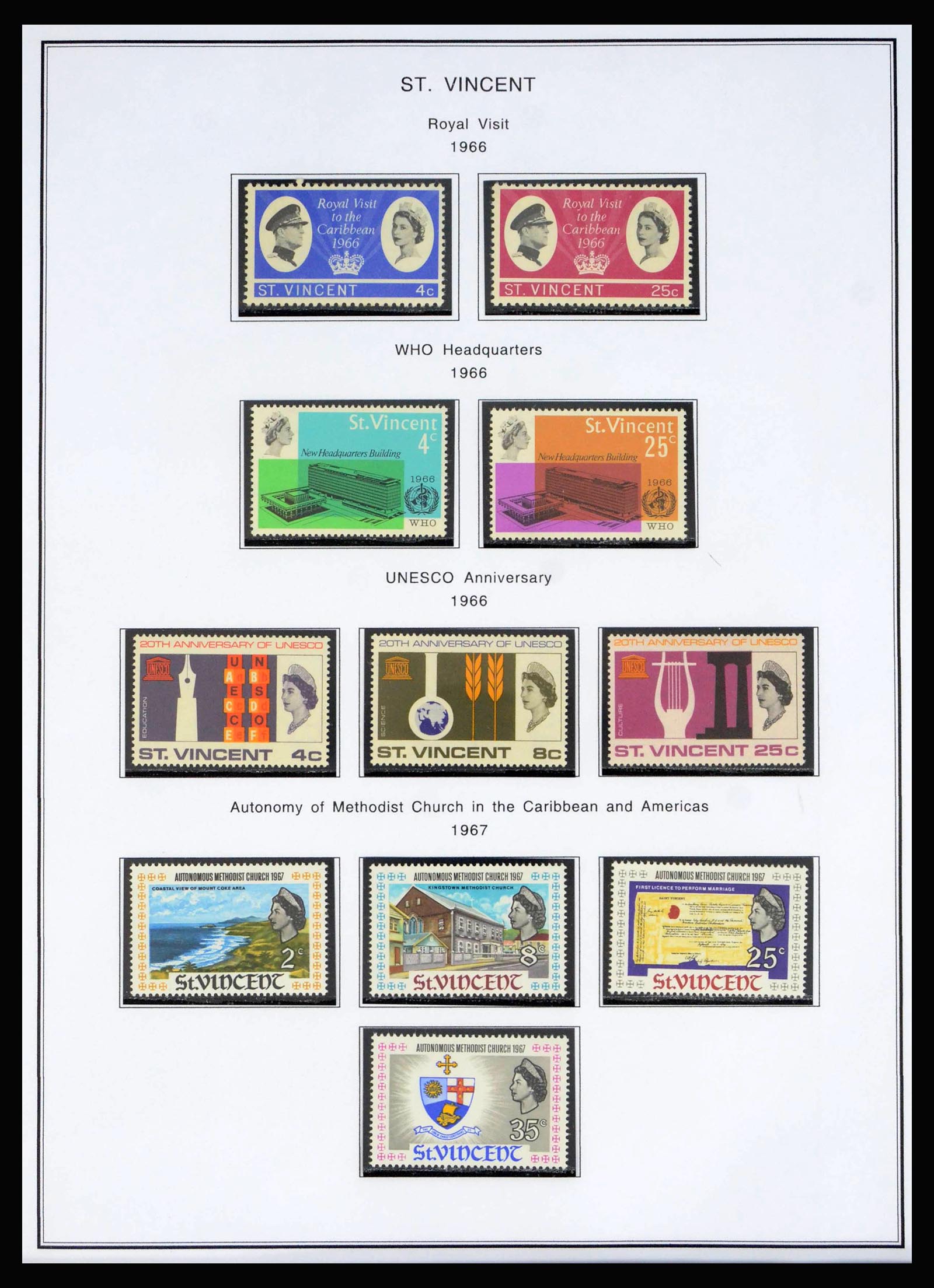 40069 0019 - Postzegelverzameling 40069 St. Vincent 1862-1979.