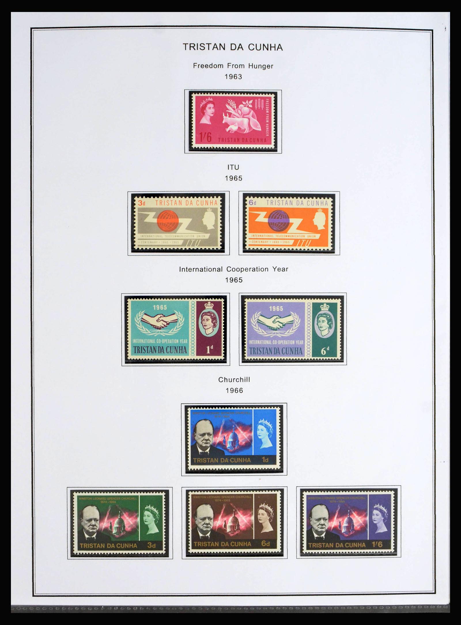 40072 0007 - Postzegelverzameling 40072 Tristan da Cunha 1952-1994.