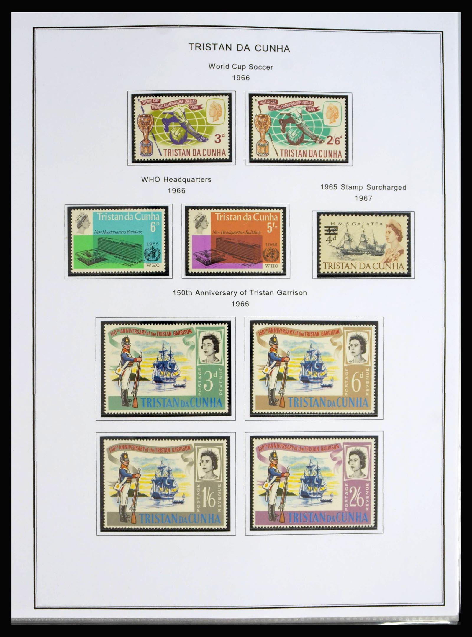 40072 0008 - Postzegelverzameling 40072 Tristan da Cunha 1952-1994.