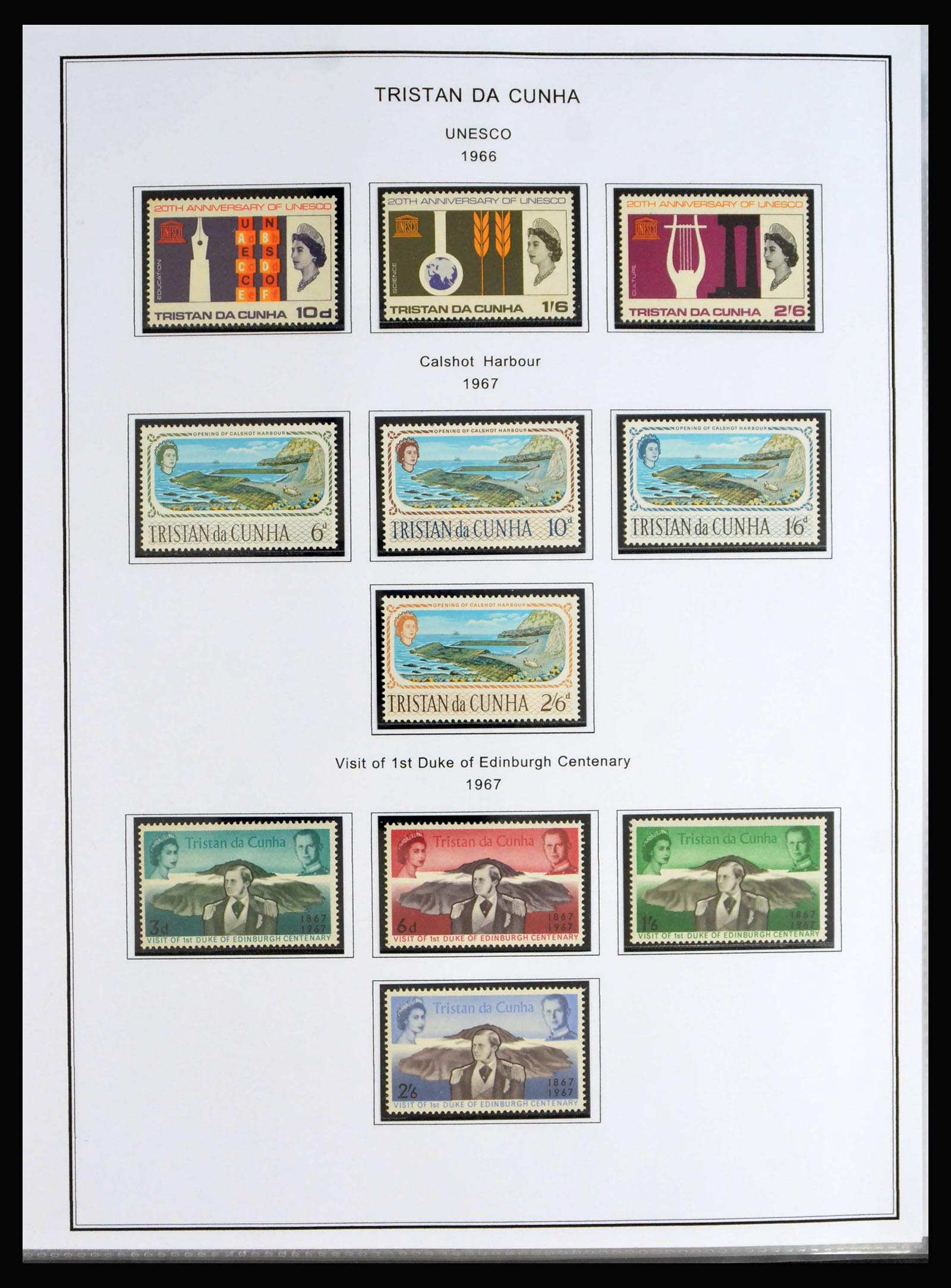 40072 0009 - Postzegelverzameling 40072 Tristan da Cunha 1952-1994.