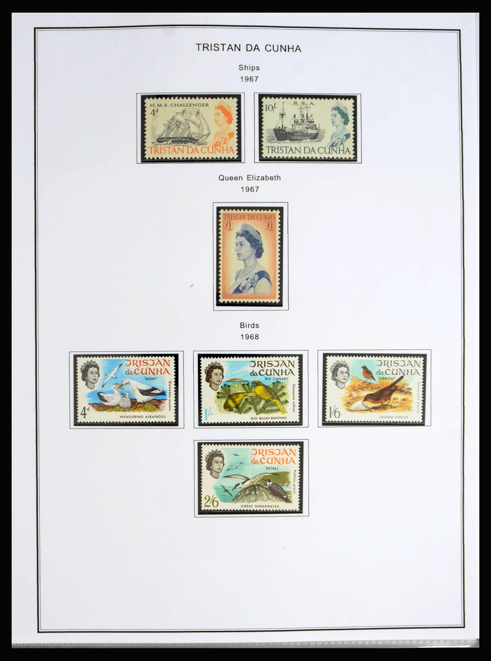 40072 0010 - Postzegelverzameling 40072 Tristan da Cunha 1952-1994.