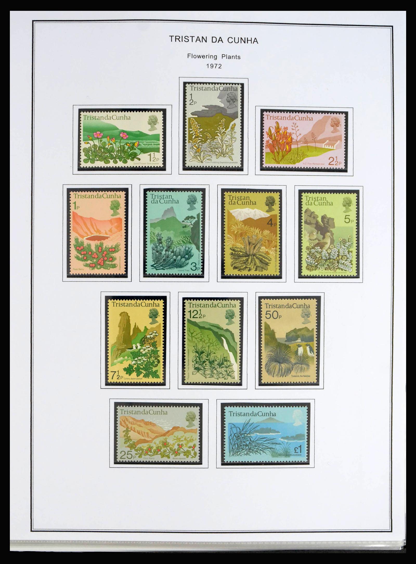 40072 0016 - Postzegelverzameling 40072 Tristan da Cunha 1952-1994.