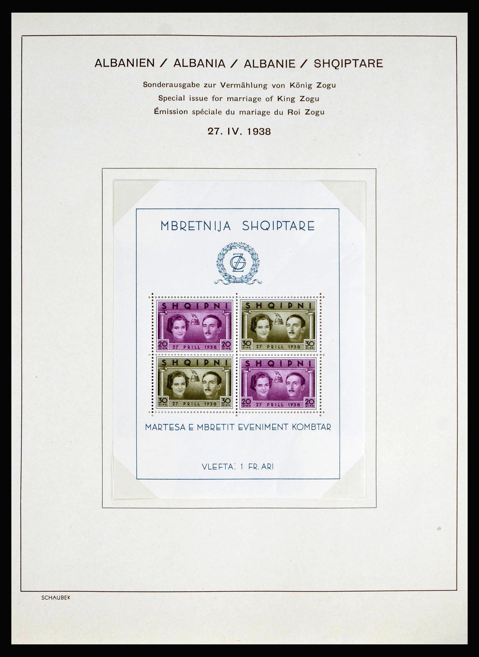 40075 0003 - Postzegelverzameling 40075 Wereld blokken 1921-1940.