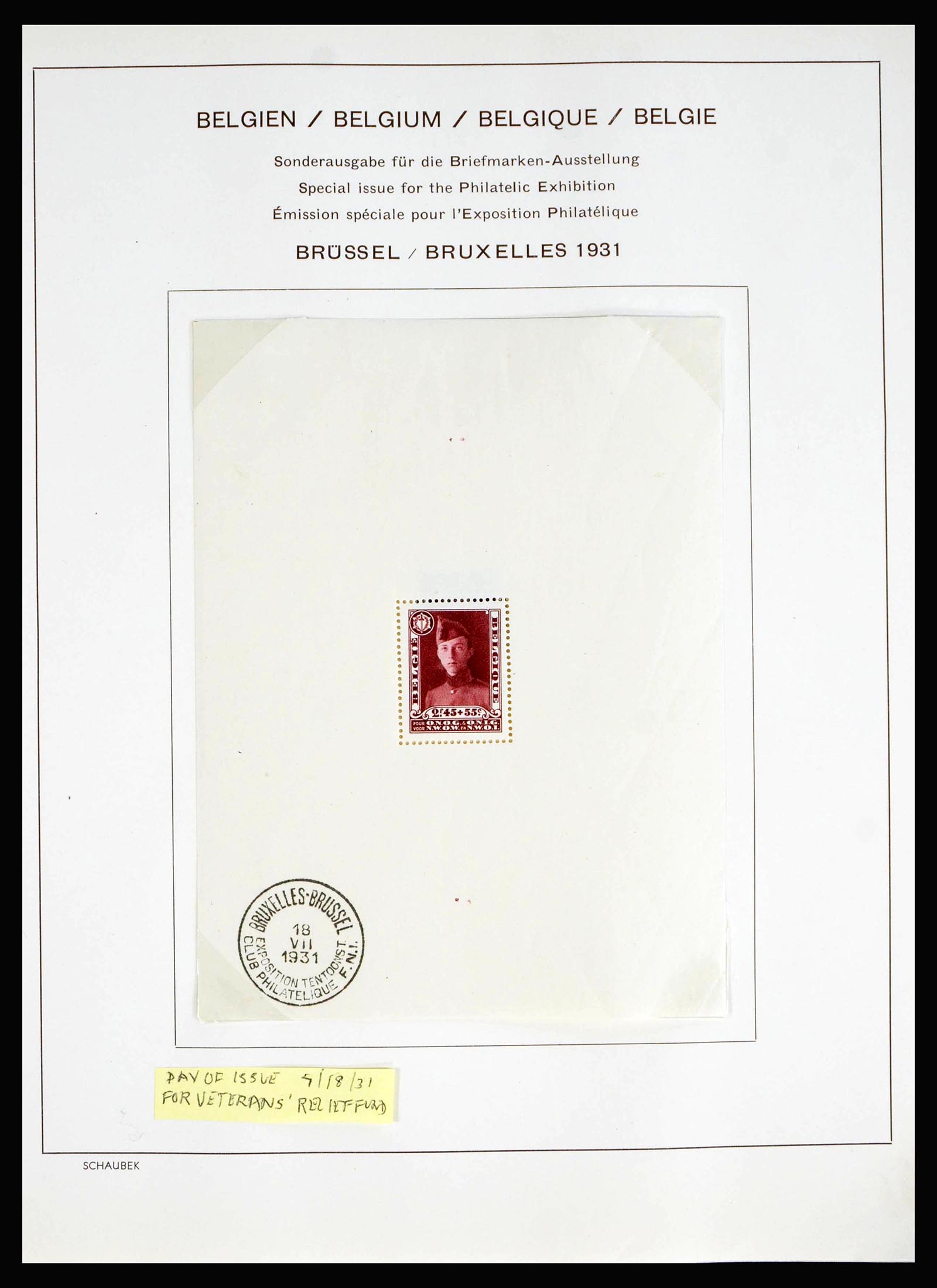 40075 0008 - Postzegelverzameling 40075 Wereld blokken 1921-1940.
