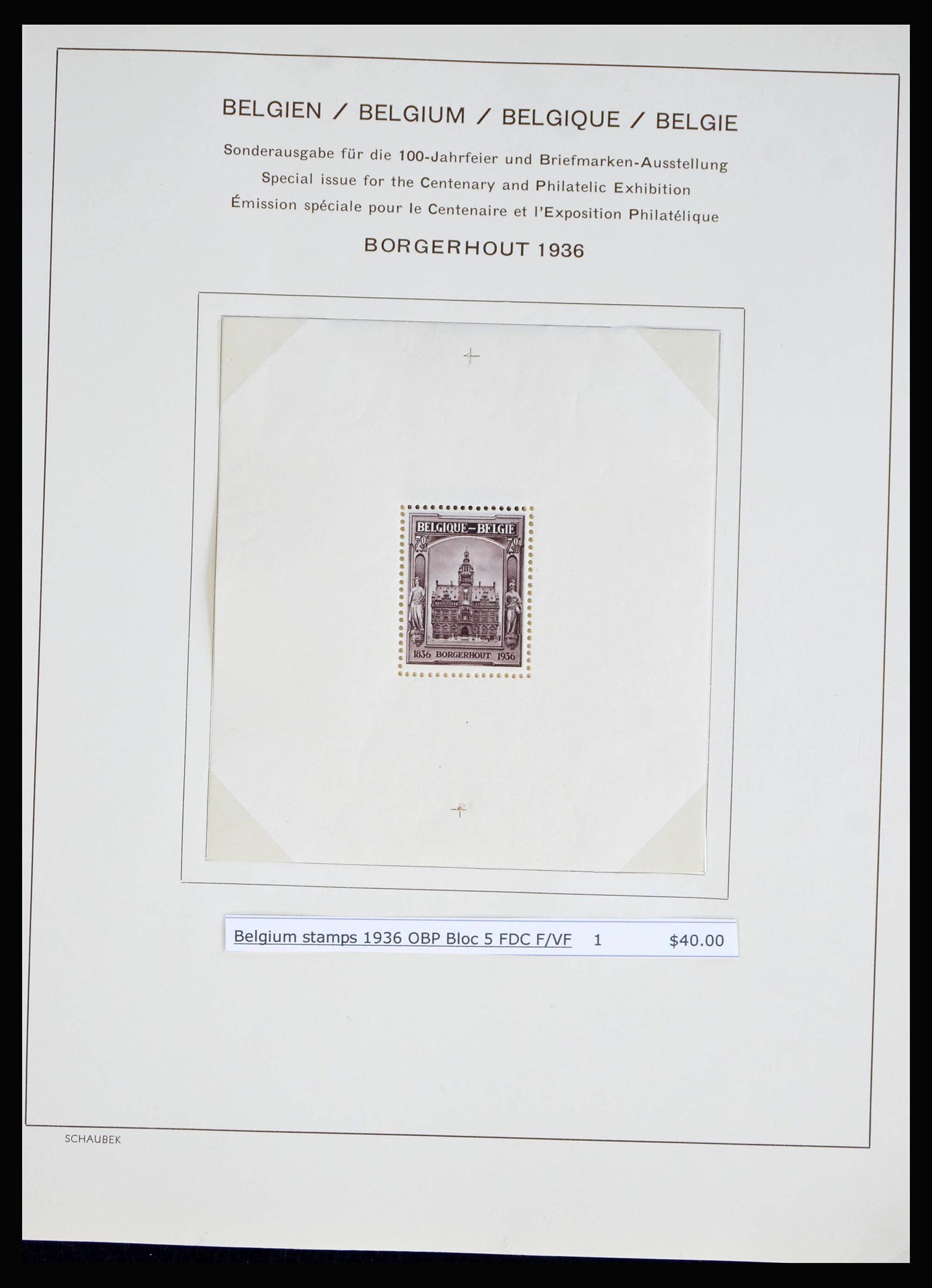 40075 0015 - Postzegelverzameling 40075 Wereld blokken 1921-1940.