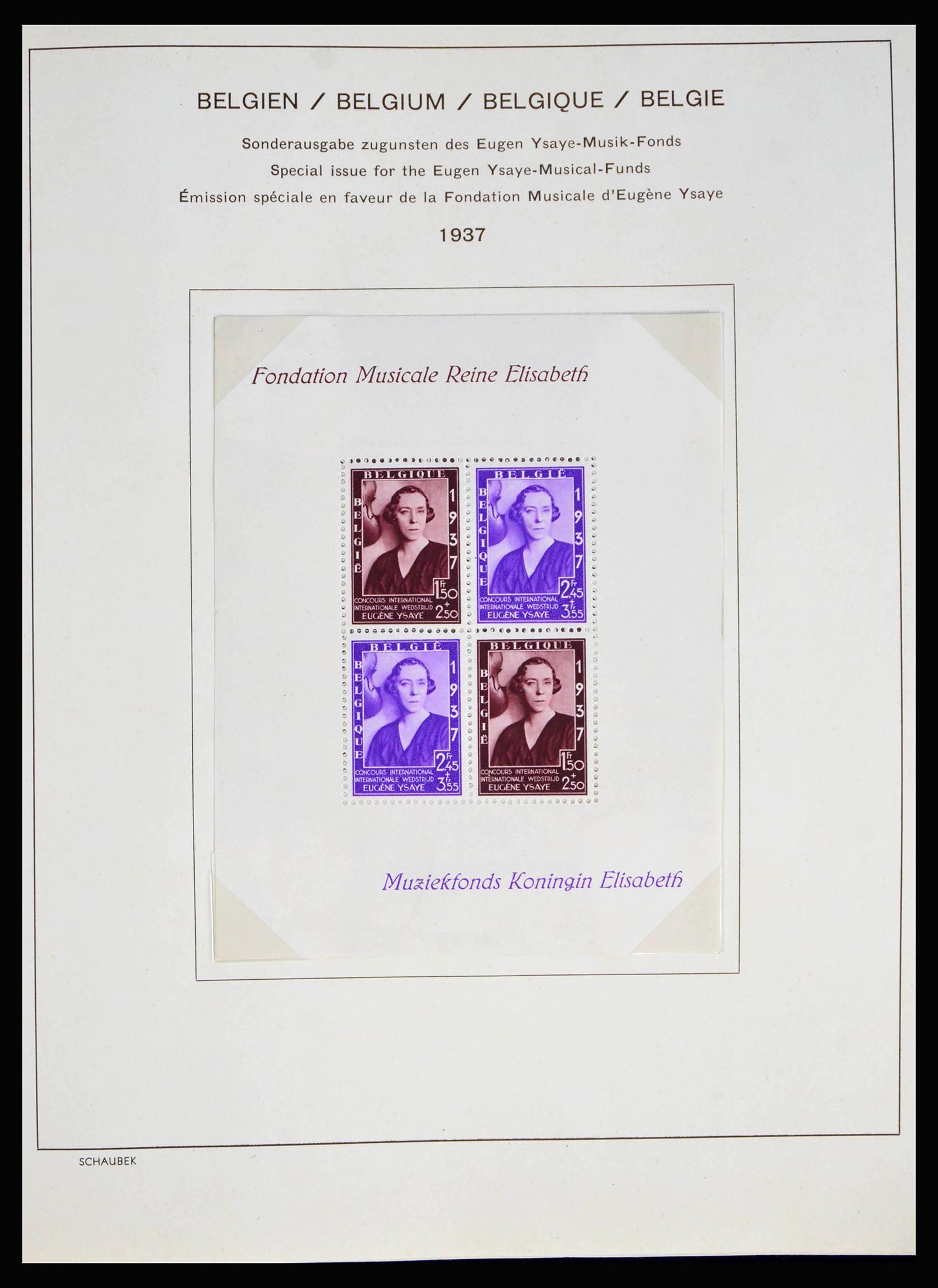 40075 0019 - Postzegelverzameling 40075 Wereld blokken 1921-1940.