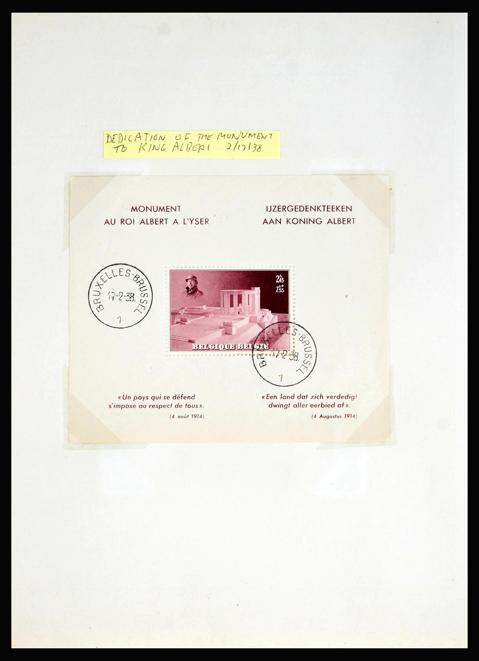 40075 0020 - Postzegelverzameling 40075 Wereld blokken 1921-1940.