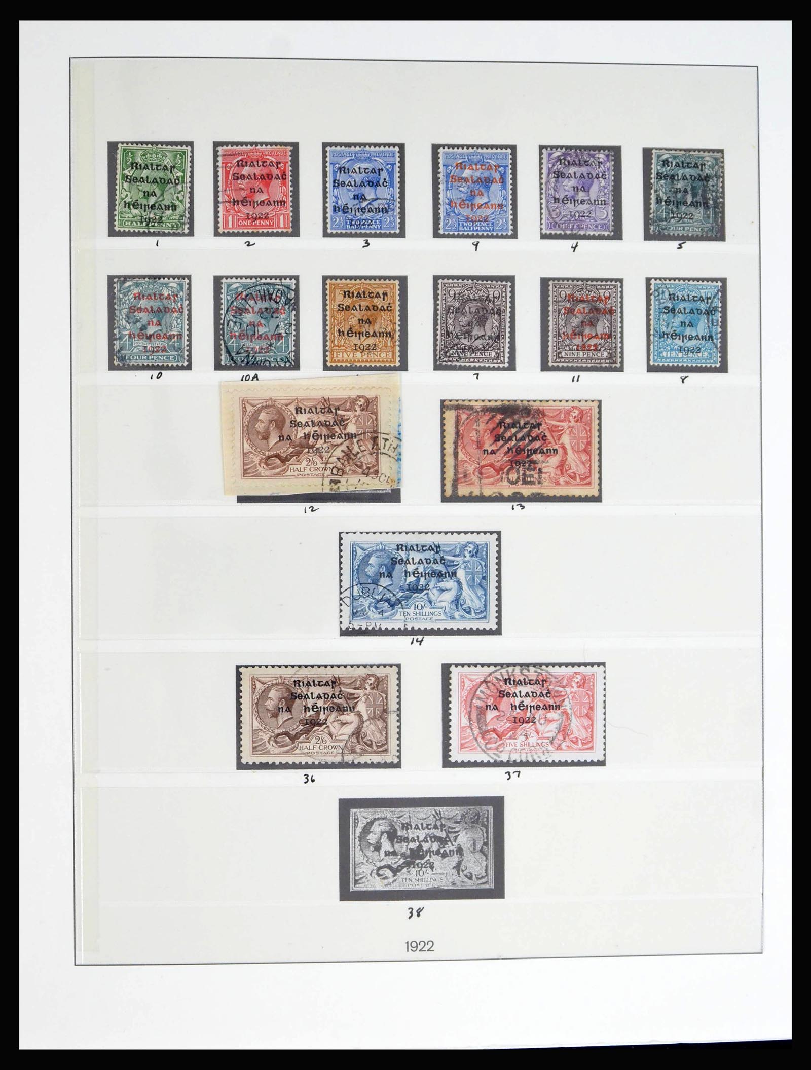40076 0001 - Postzegelverzameling 40076 Ierland 1922-1984.