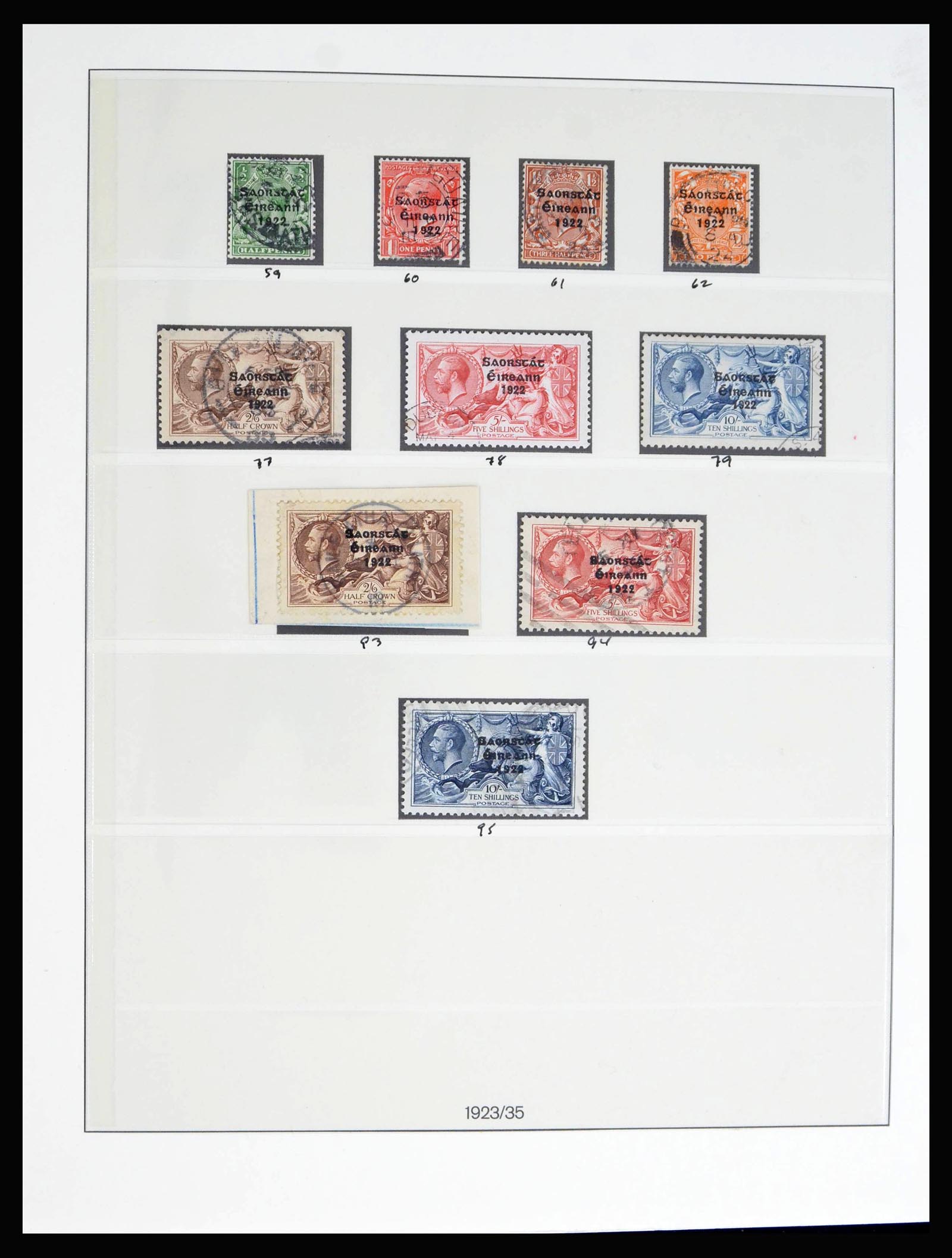 40076 0004 - Postzegelverzameling 40076 Ierland 1922-1984.