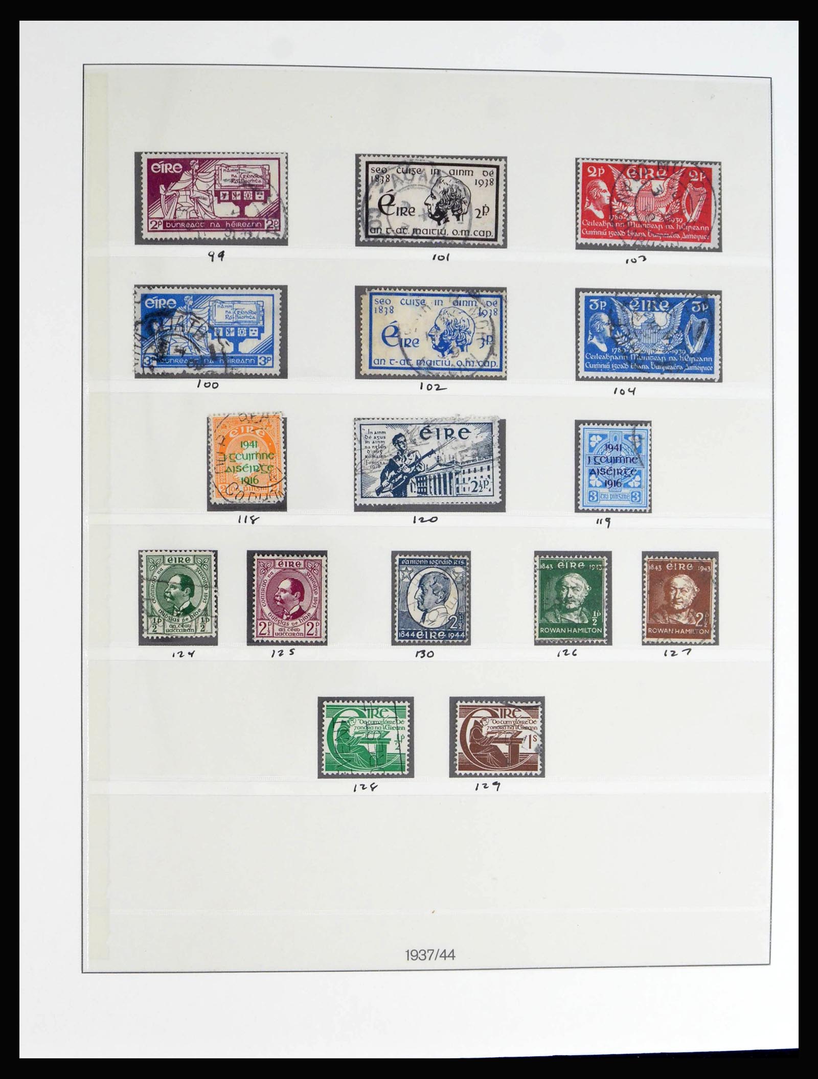 40076 0008 - Postzegelverzameling 40076 Ierland 1922-1984.