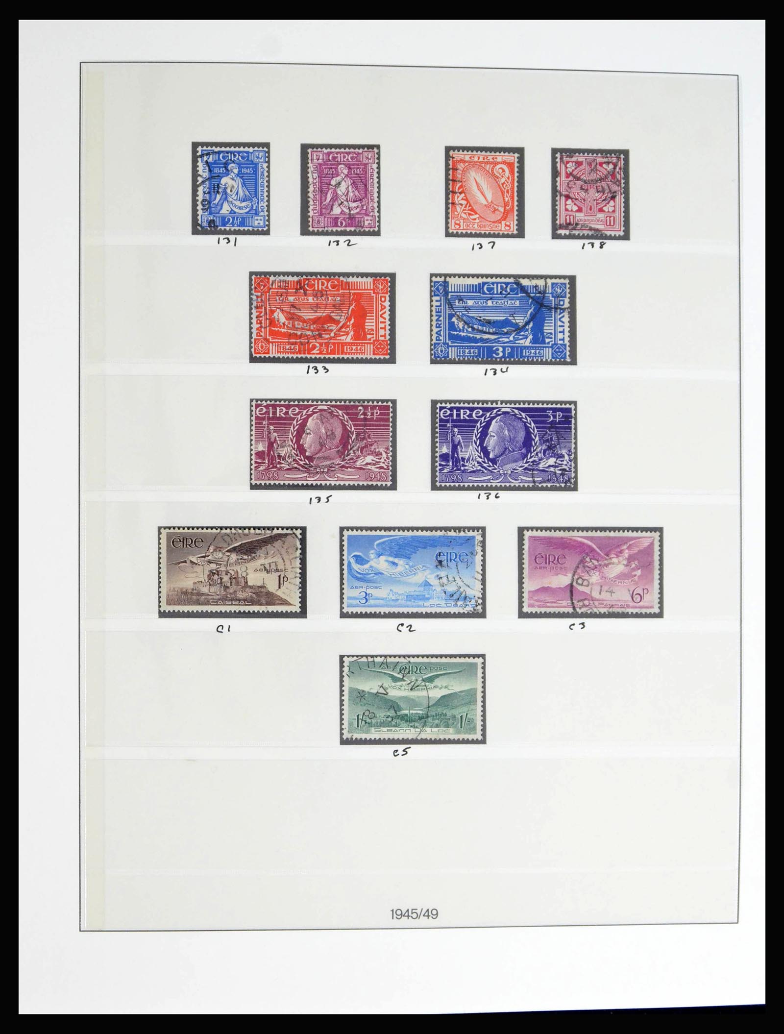 40076 0009 - Postzegelverzameling 40076 Ierland 1922-1984.