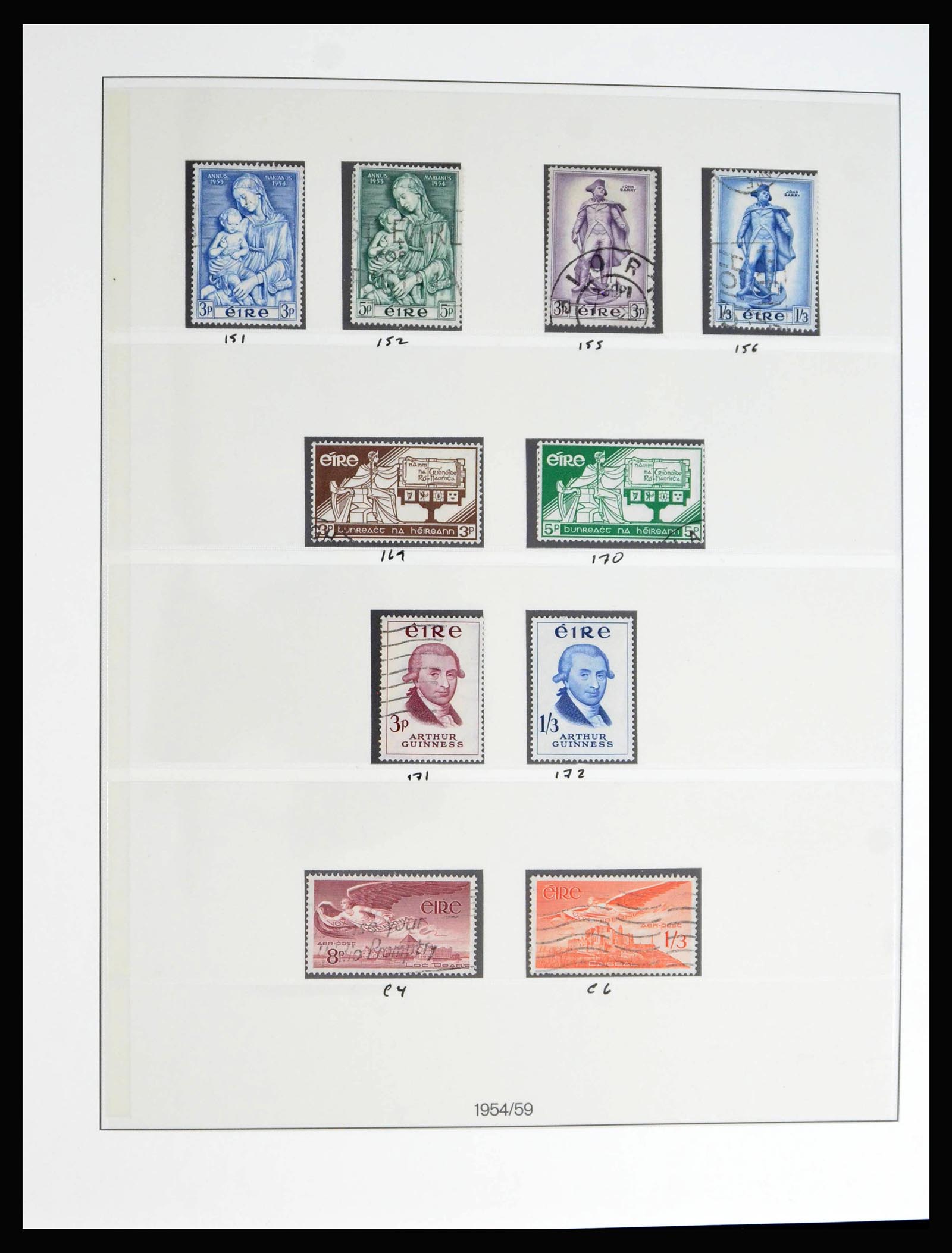 40076 0011 - Postzegelverzameling 40076 Ierland 1922-1984.