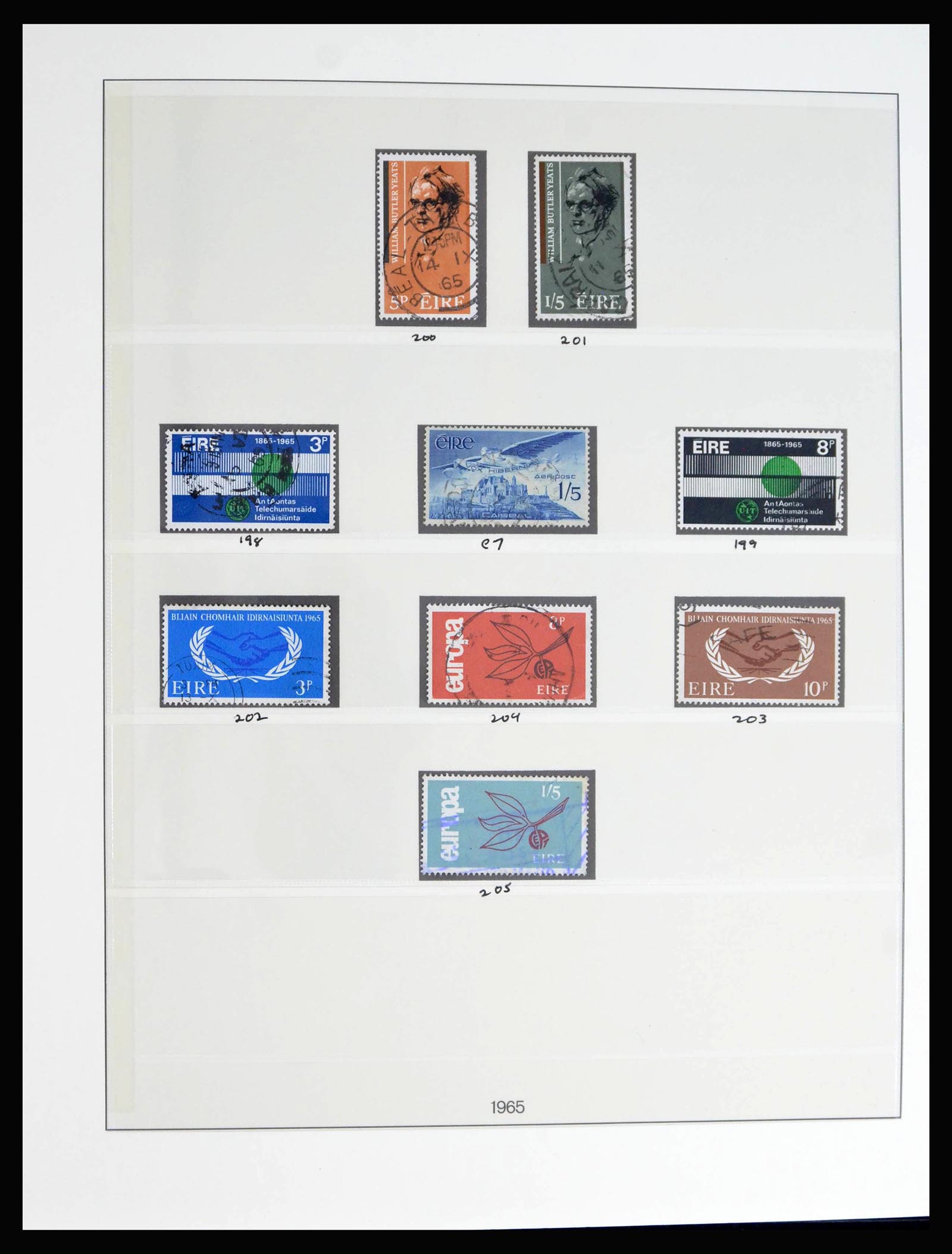 40076 0015 - Postzegelverzameling 40076 Ierland 1922-1984.