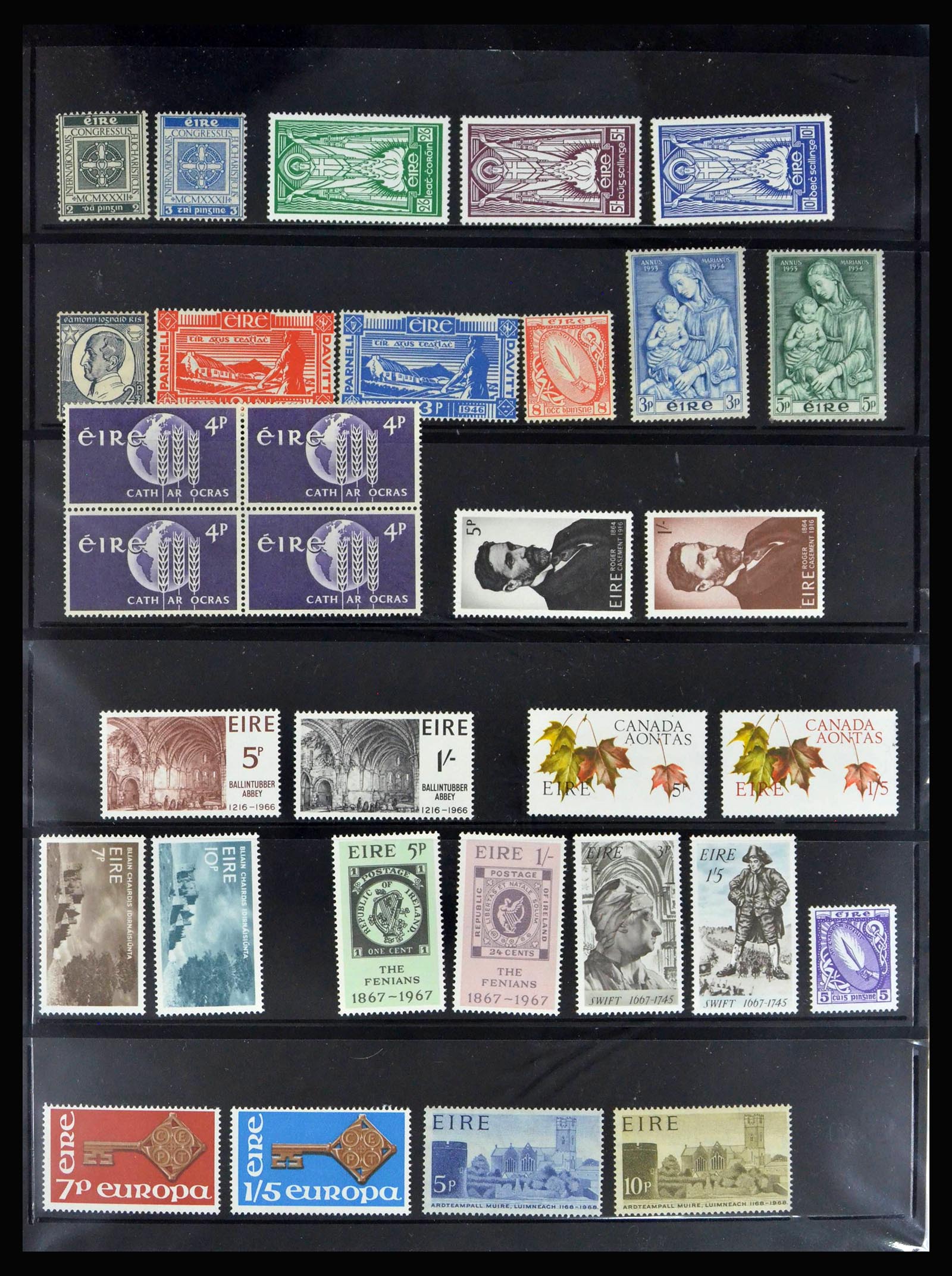 40078 0003 - Postzegelverzameling 40078 Ierland 1922-2015.
