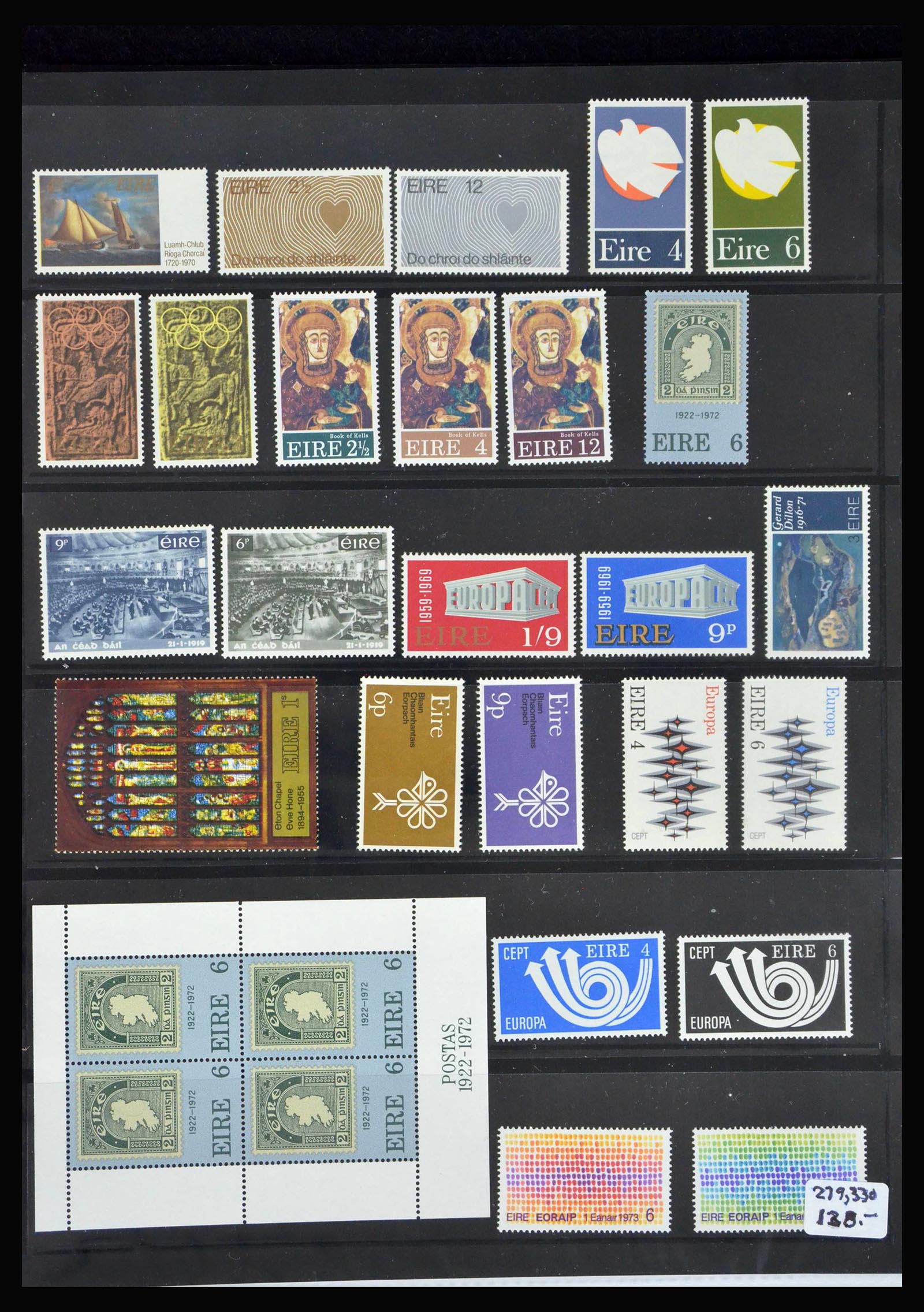40078 0006 - Postzegelverzameling 40078 Ierland 1922-2015.