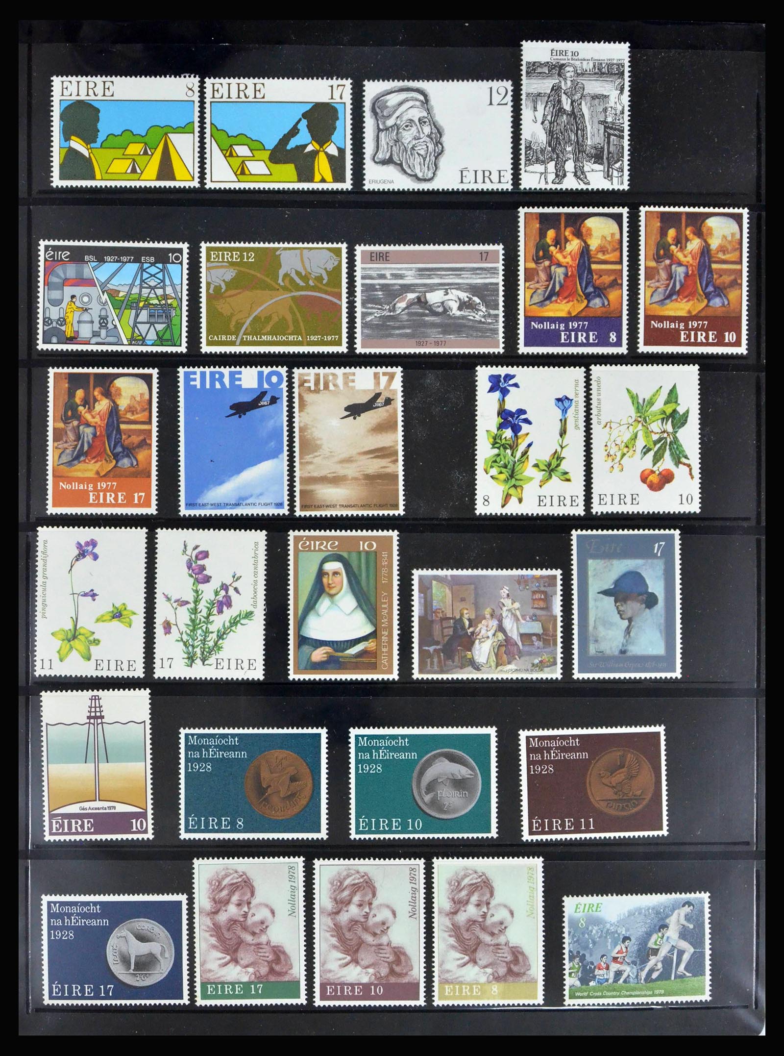 40078 0009 - Postzegelverzameling 40078 Ierland 1922-2015.