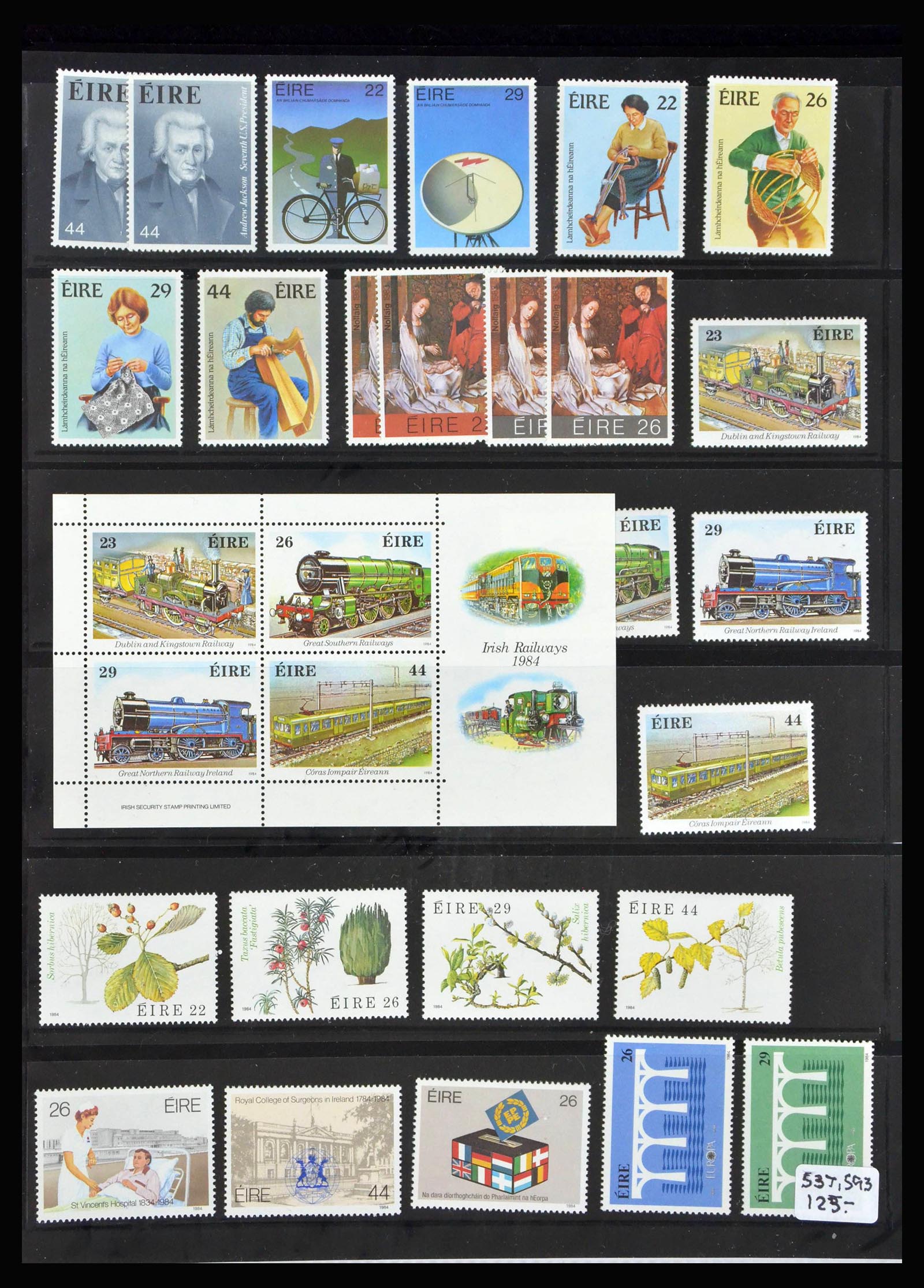 40078 0014 - Postzegelverzameling 40078 Ierland 1922-2015.