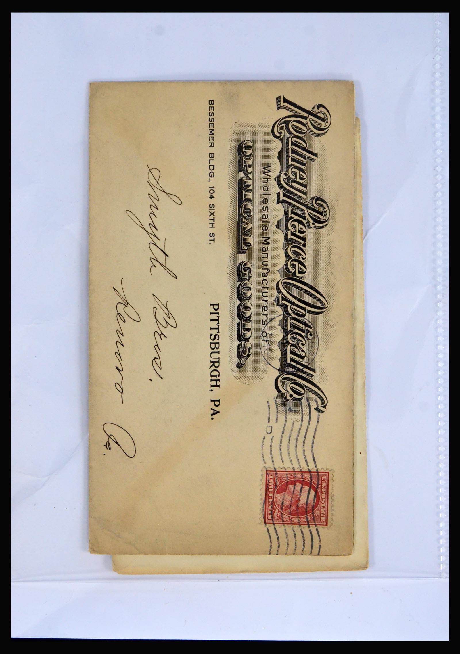 40079 0004 - Postzegelverzameling 40079 USA geïllustreerde brieven 1870-1940.