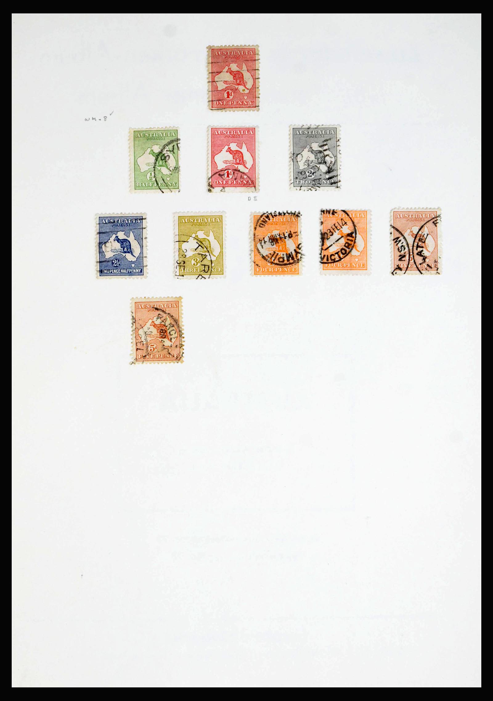 40080 0001 - Postzegelverzameling 40080 Australië 1913-1986.